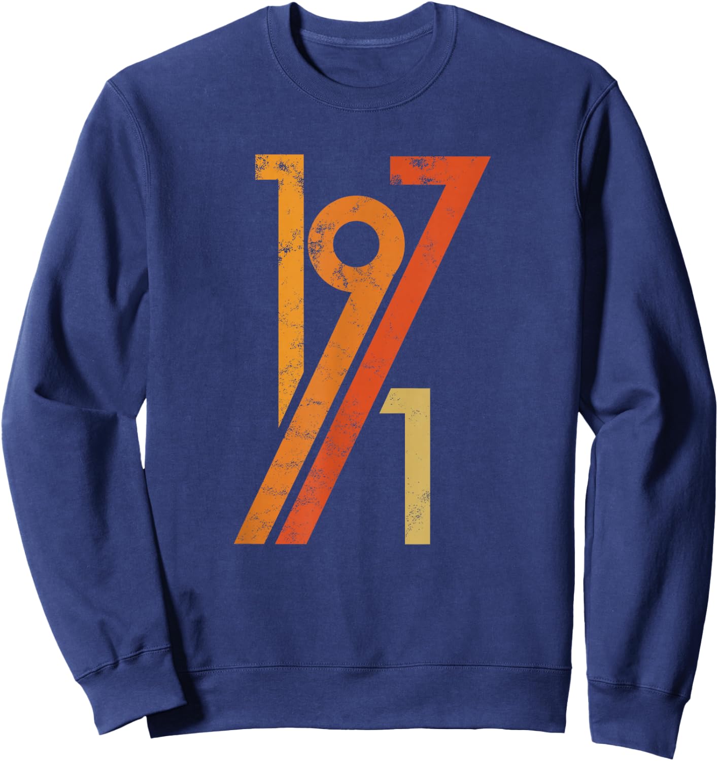 Birthday Vintage 70s Style 1971 Sweatshirt - Sweatshirt | Navy