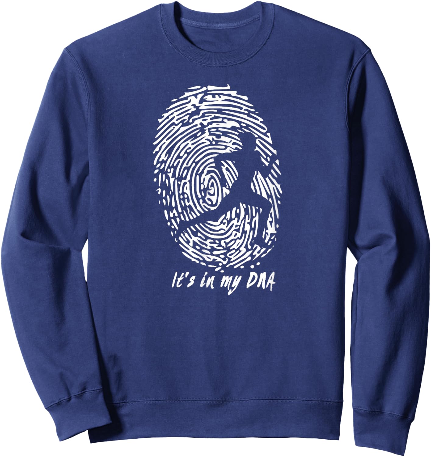 Running - It's in my DNA - Runners & Joggers Sweatshirt - Sweatshirt | Navy