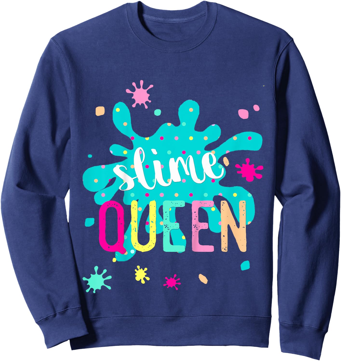 Kids Slime Queen Youth Sweatshirt - Sweatshirt | Navy