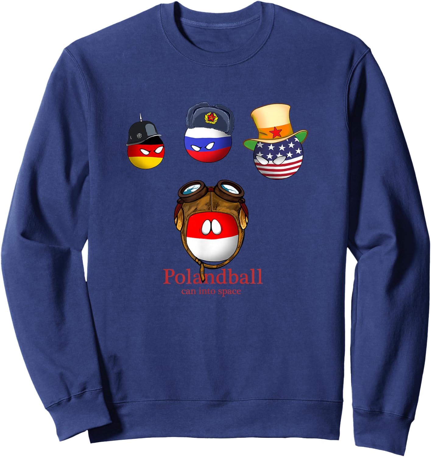 Coutnryballs Sweatshirt - Sweatshirt | Navy