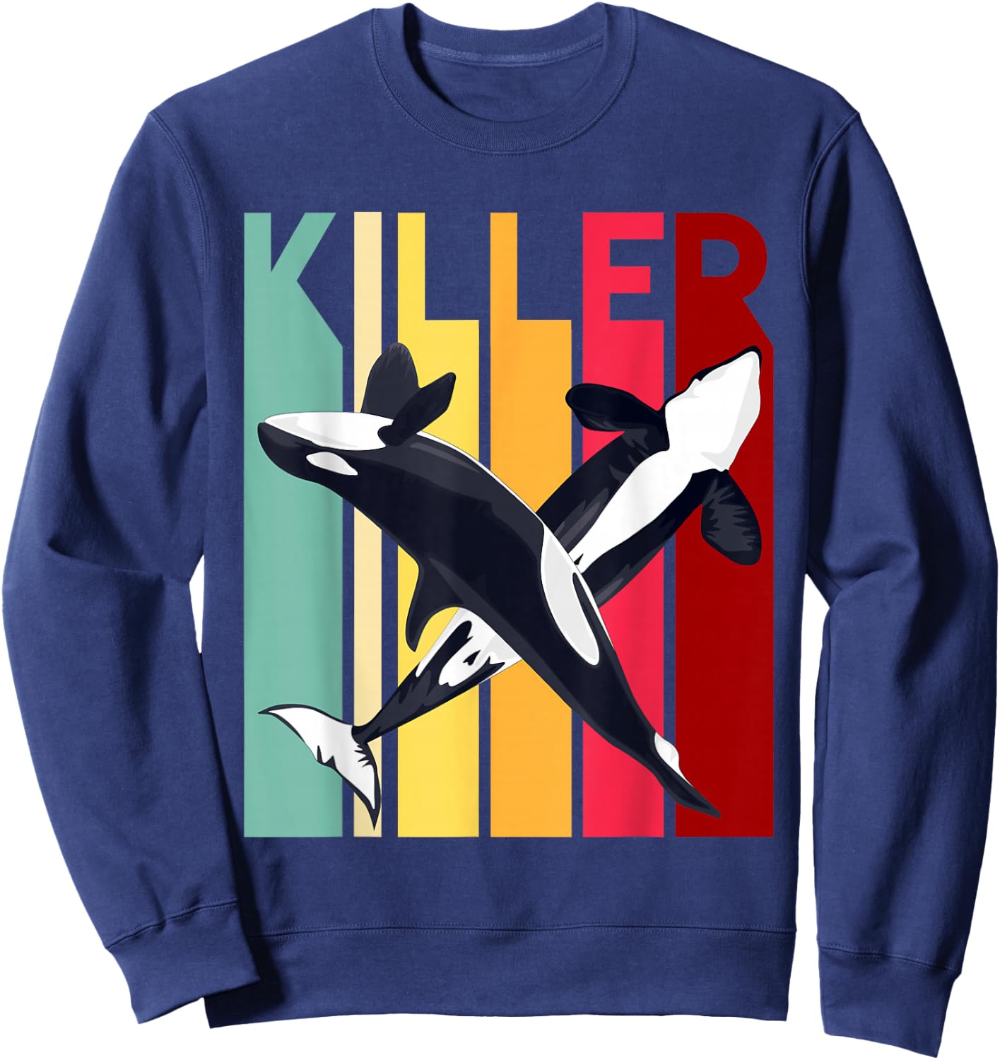 Killer Whale Gift Sea Animals Orca Sweatshirt - Sweatshirt | Navy