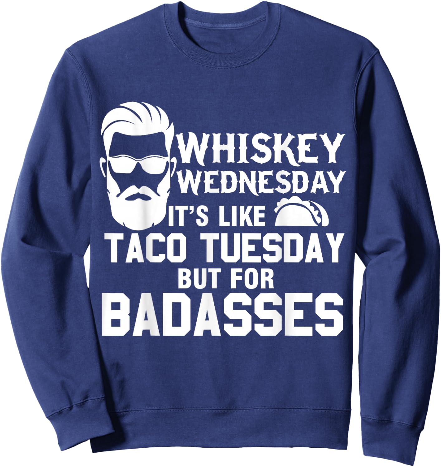 Whiskey Wednesday T Shirt Women Sweatshirt - Sweatshirt | Navy
