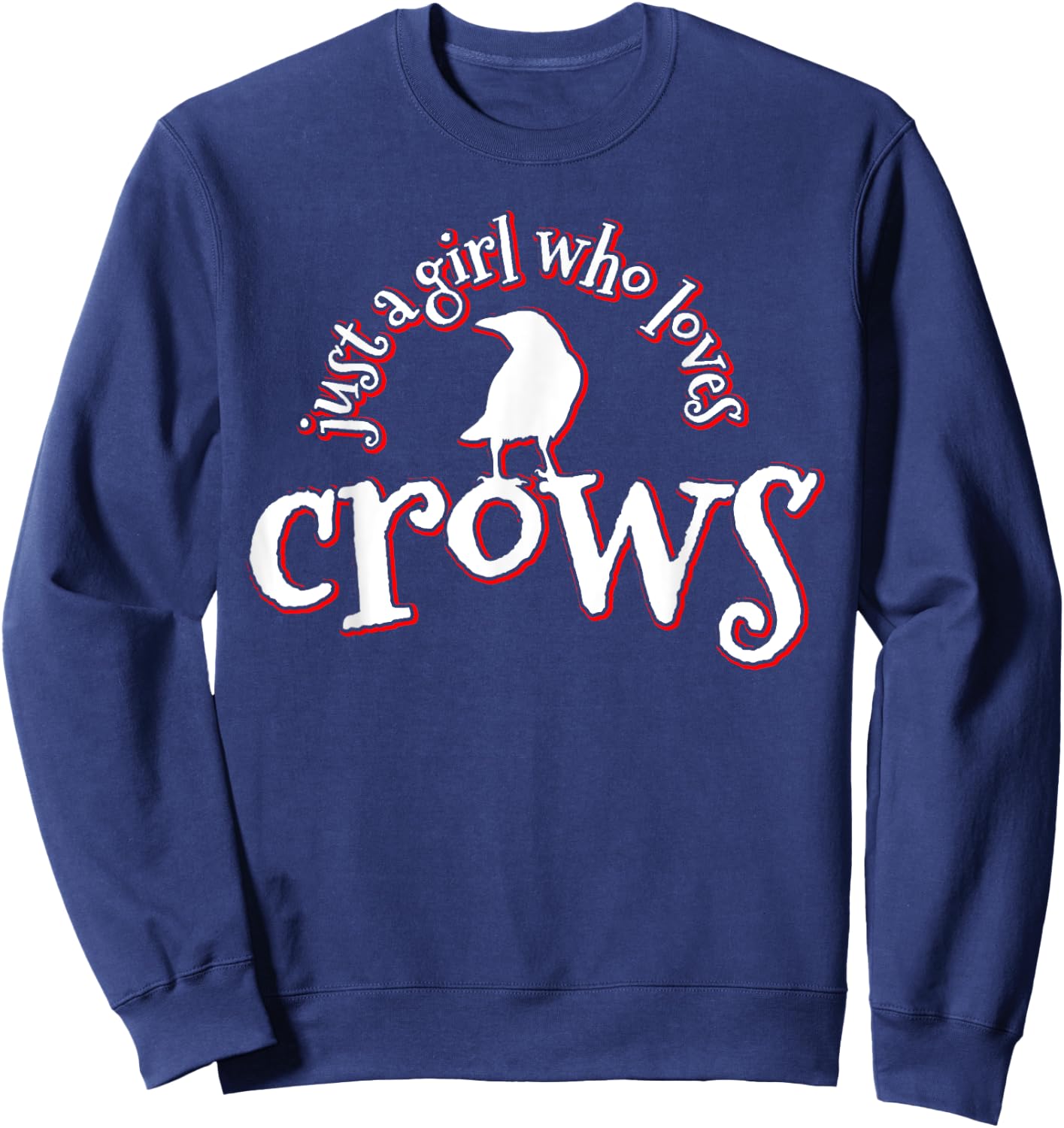 Crow Bird Animal Raven Gift Sweatshirt - Sweatshirt | Navy