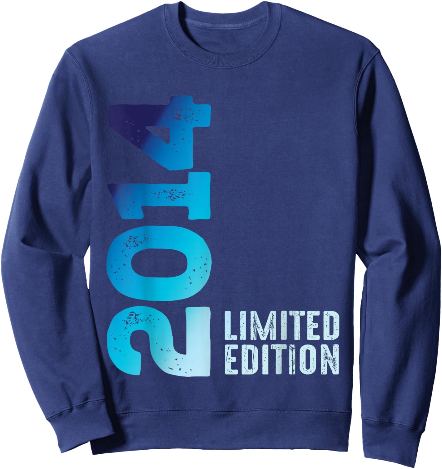 Awesome Year 2014 Vintage Since 2014 Limited Edition 2014 Sweatshirt - Sweatshirt | Navy