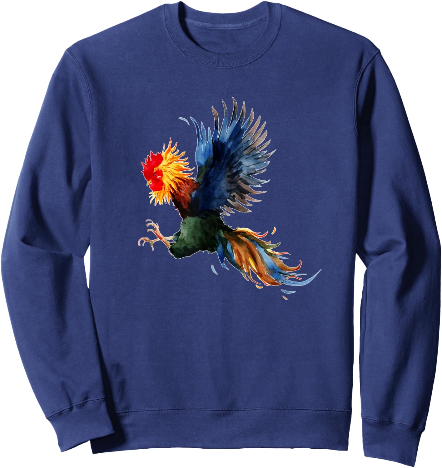 Rooster fighting Sweatshirt - Sweatshirt | Navy
