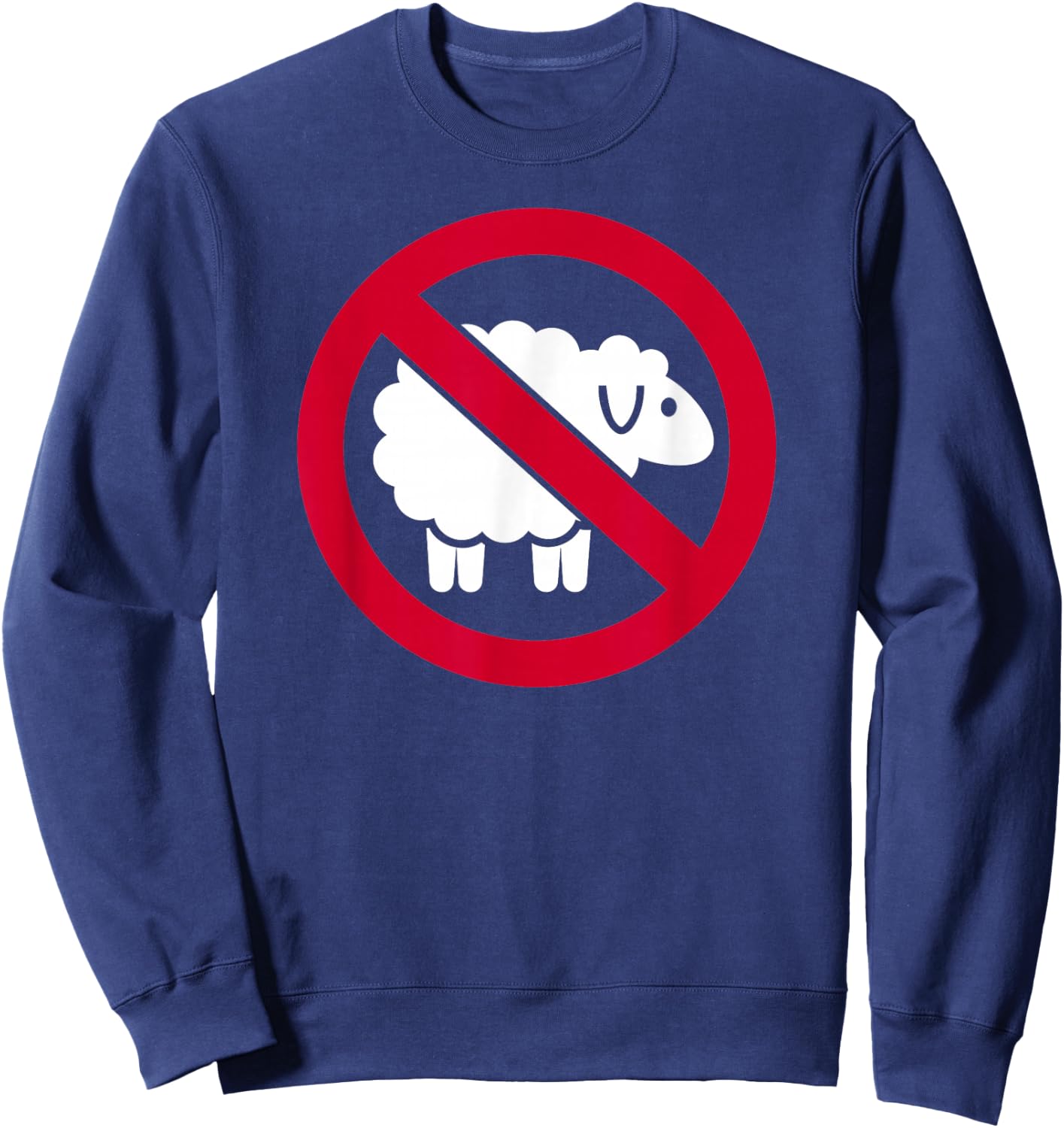 No sheeps Sweatshirt - Sweatshirt | Navy
