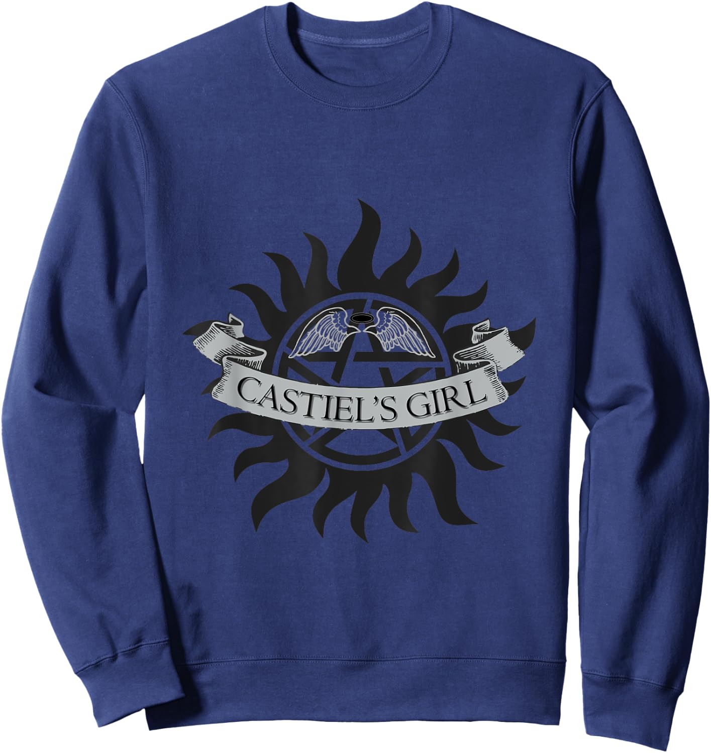 Castiel's Girl SPN Sweatshirt - Sweatshirt | Navy