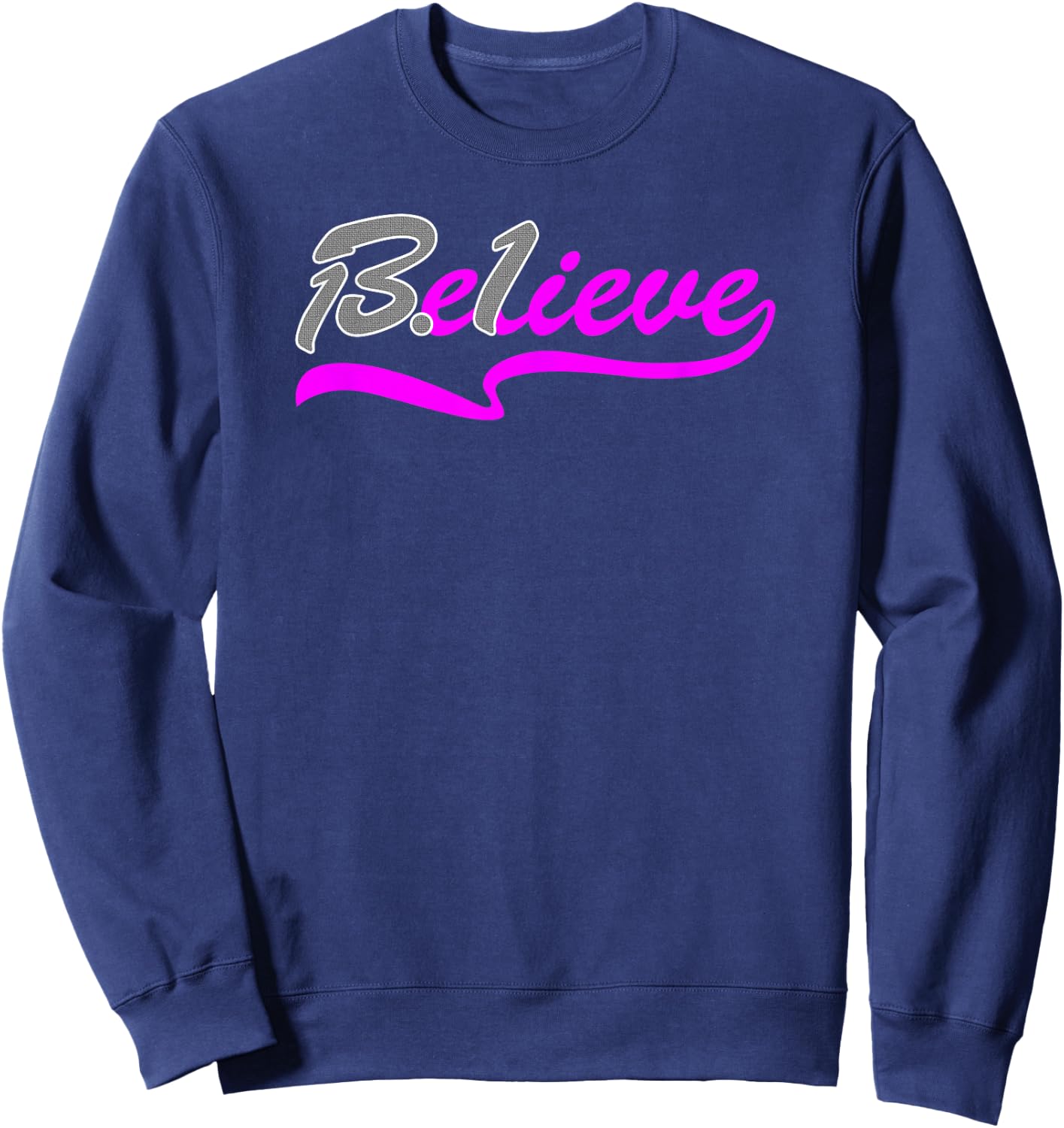 Women's Believe 13.1 Half Marathon Training Running Sweatshirt - Sweatshirt | Navy