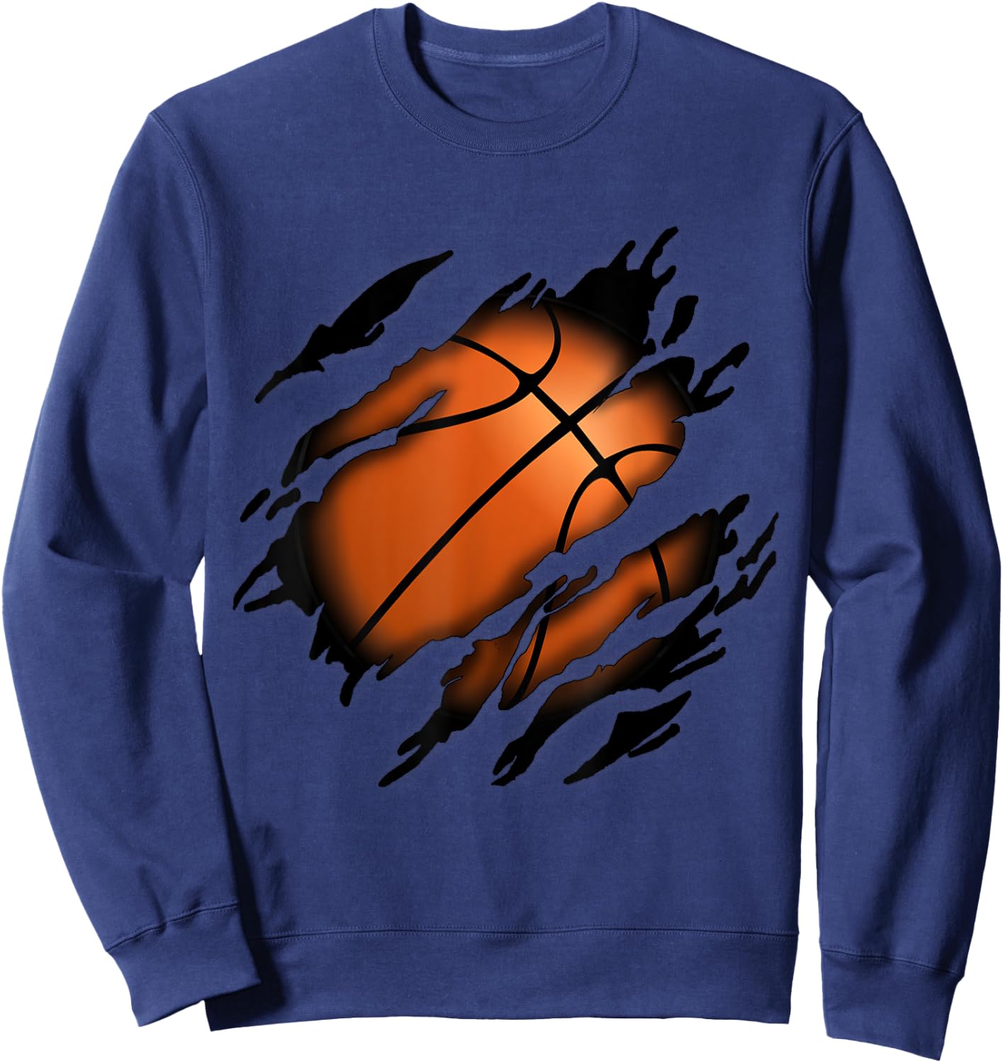 Basketball in Me Design, Basketballdesign Sweatshirt - Sweatshirt | Navy