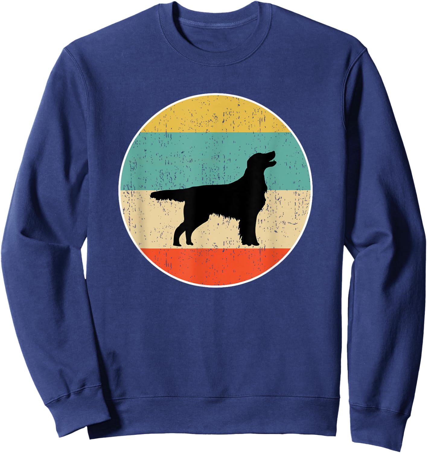 Flat Coated Retriever Dog Gift Sweatshirt - Sweatshirt | Navy