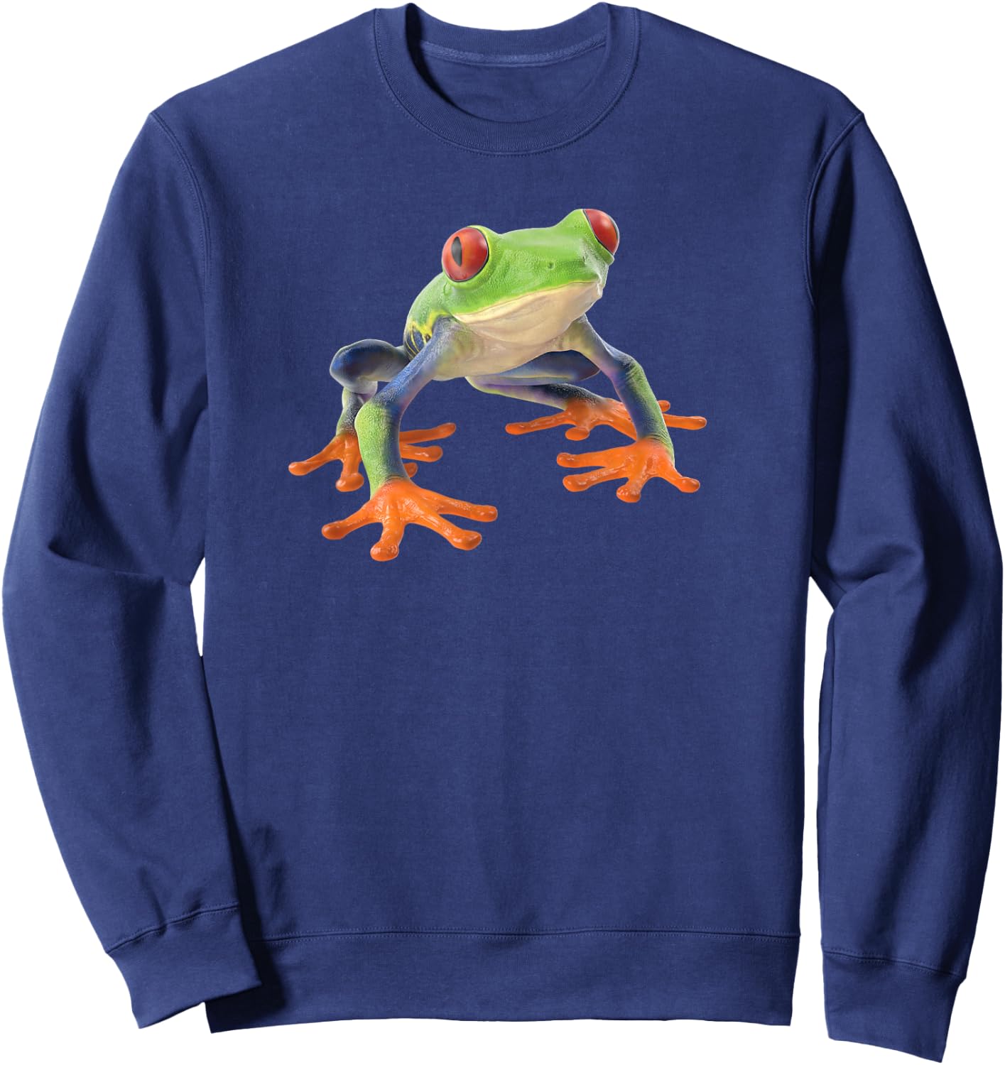 Red Eyed Tree Frog Sweatshirt - Sweatshirt | Navy
