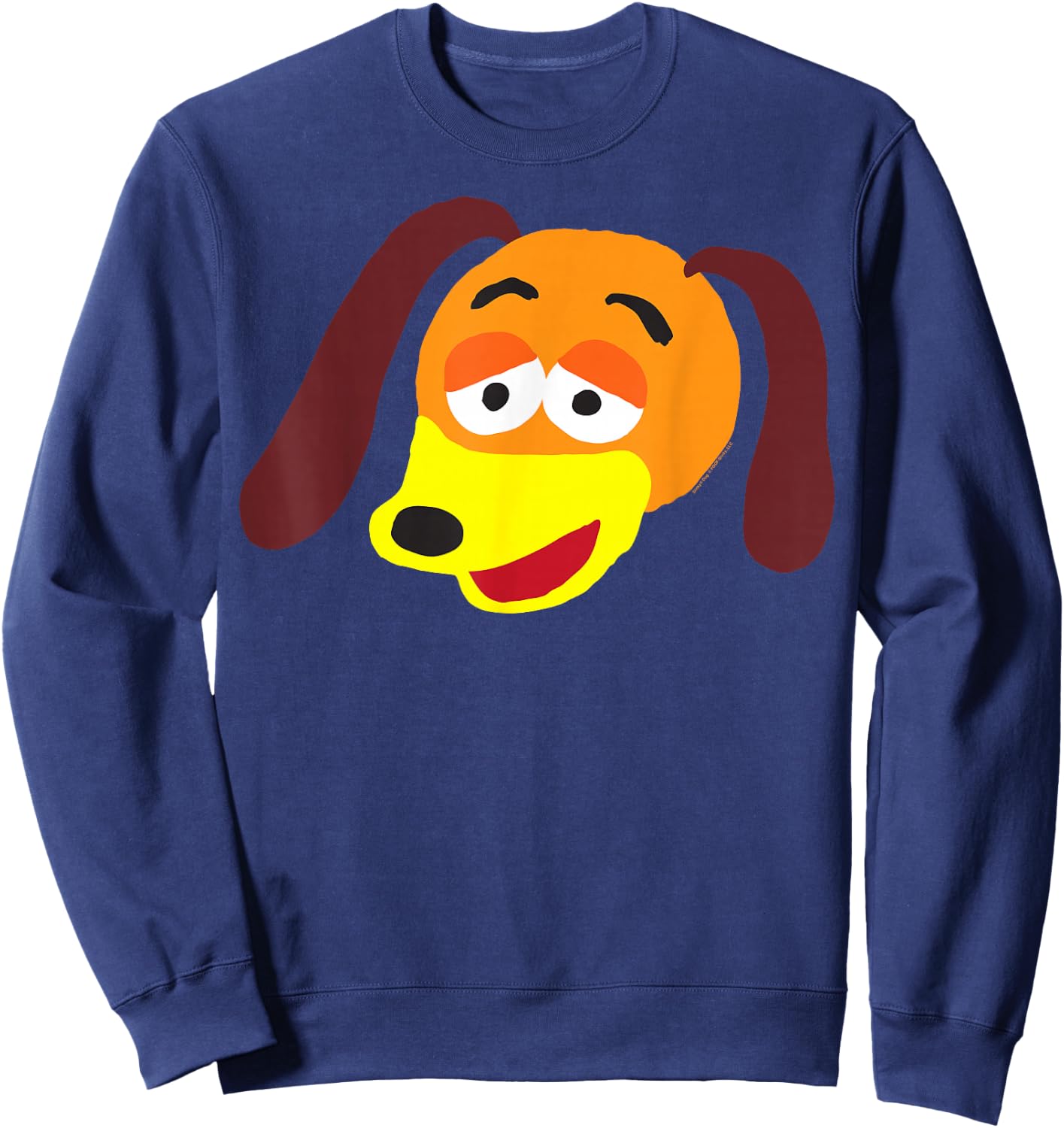 Disney Pixar Toy Story Slinky Dog Big Face Sweatshirt - Sweatshirt | Navy