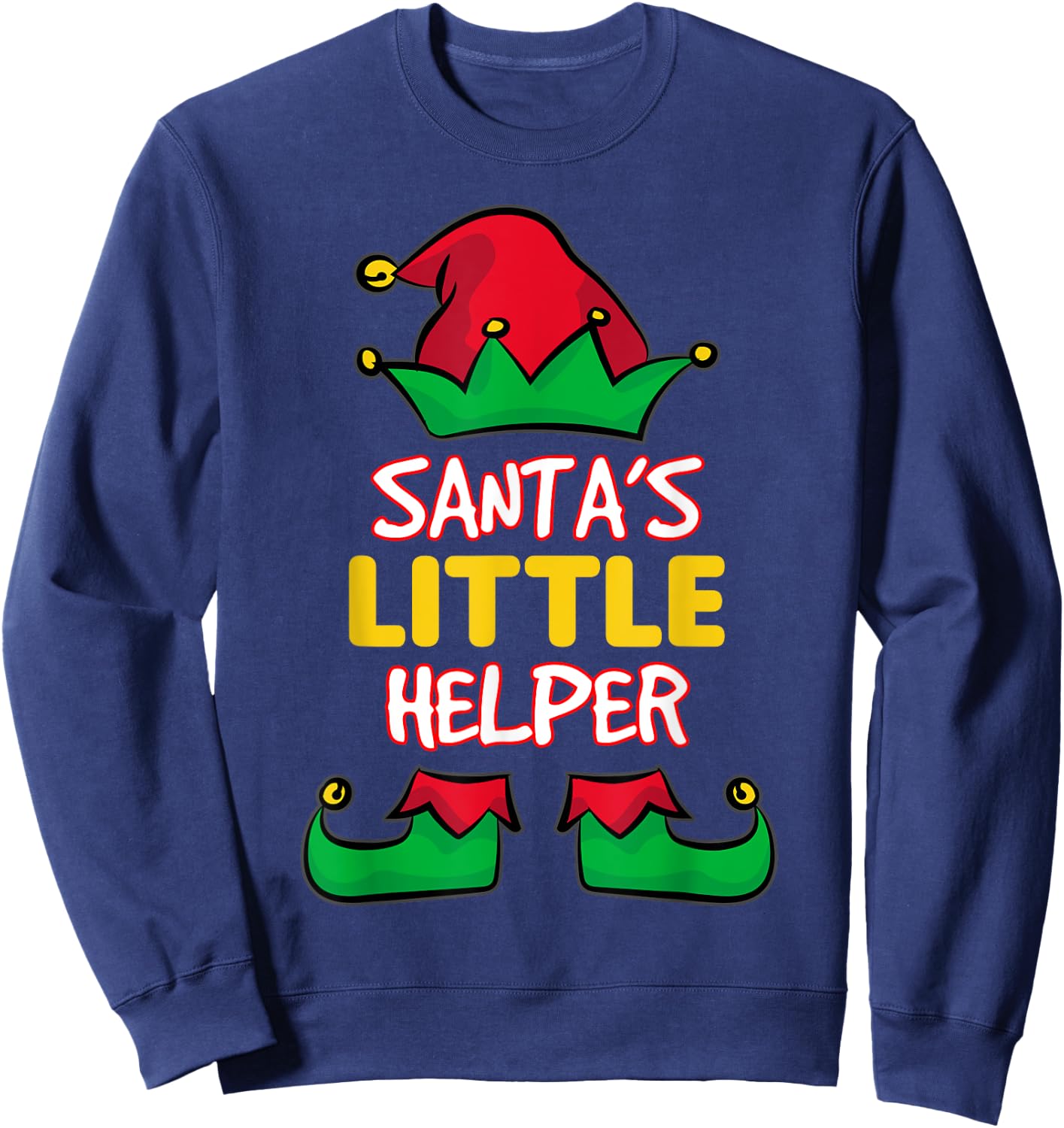 Santa's Little Helper - Santa Claus Sweatshirt - Sweatshirt | Navy