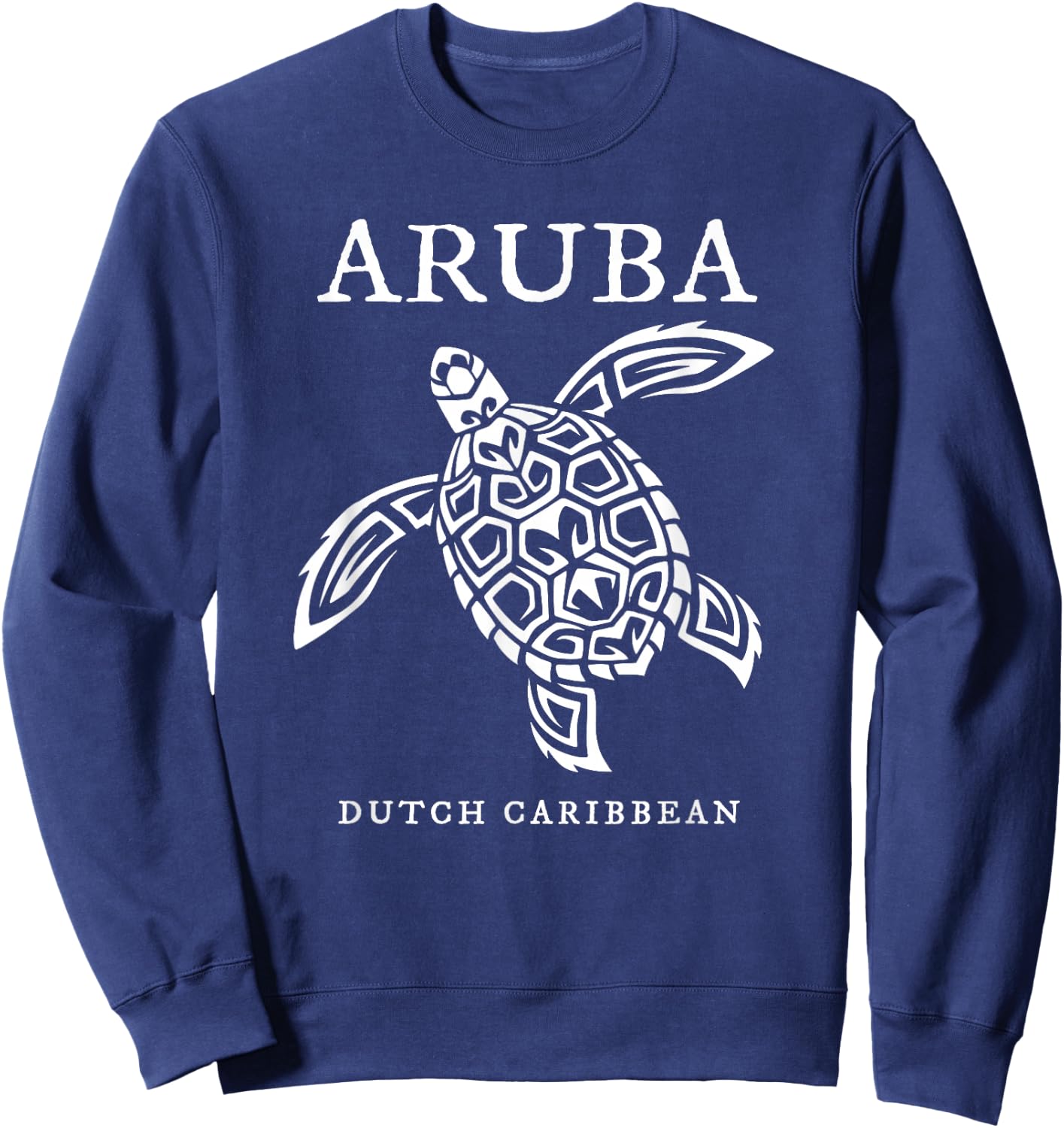 Aruba Sea Turtle Cruise Vacation Souvenir Boys Girls Sweatshirt - Sweatshirt | Navy