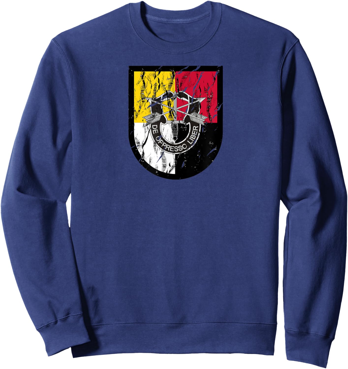 US Special Forces Shirt - 3rd Group (SFG) - Distressed Sweatshirt - Sweatshirt | Navy