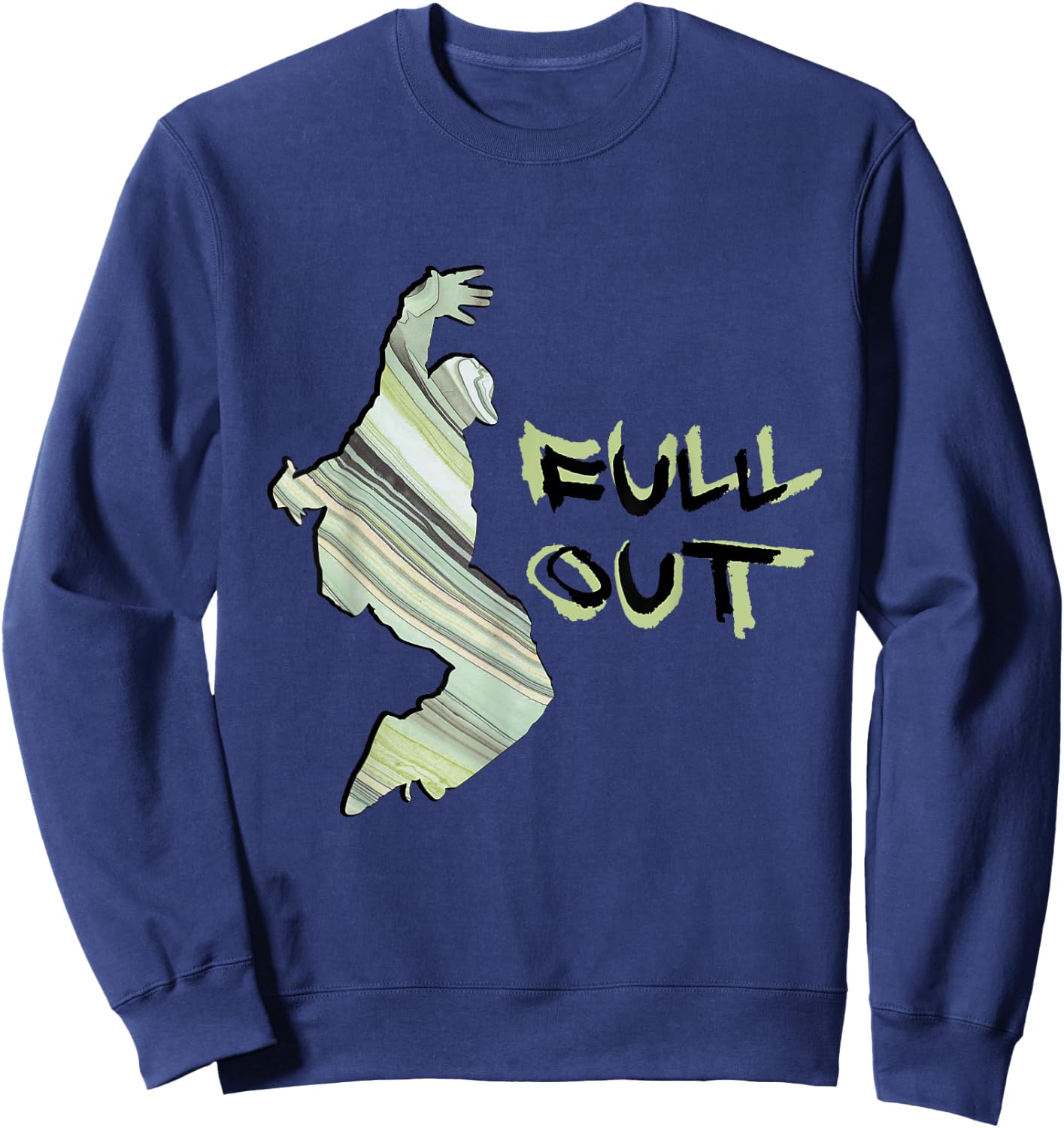 Hip Hop Dance Recital Gift Boys - Full Out Dance Sweatshirt - Sweatshirt | Navy