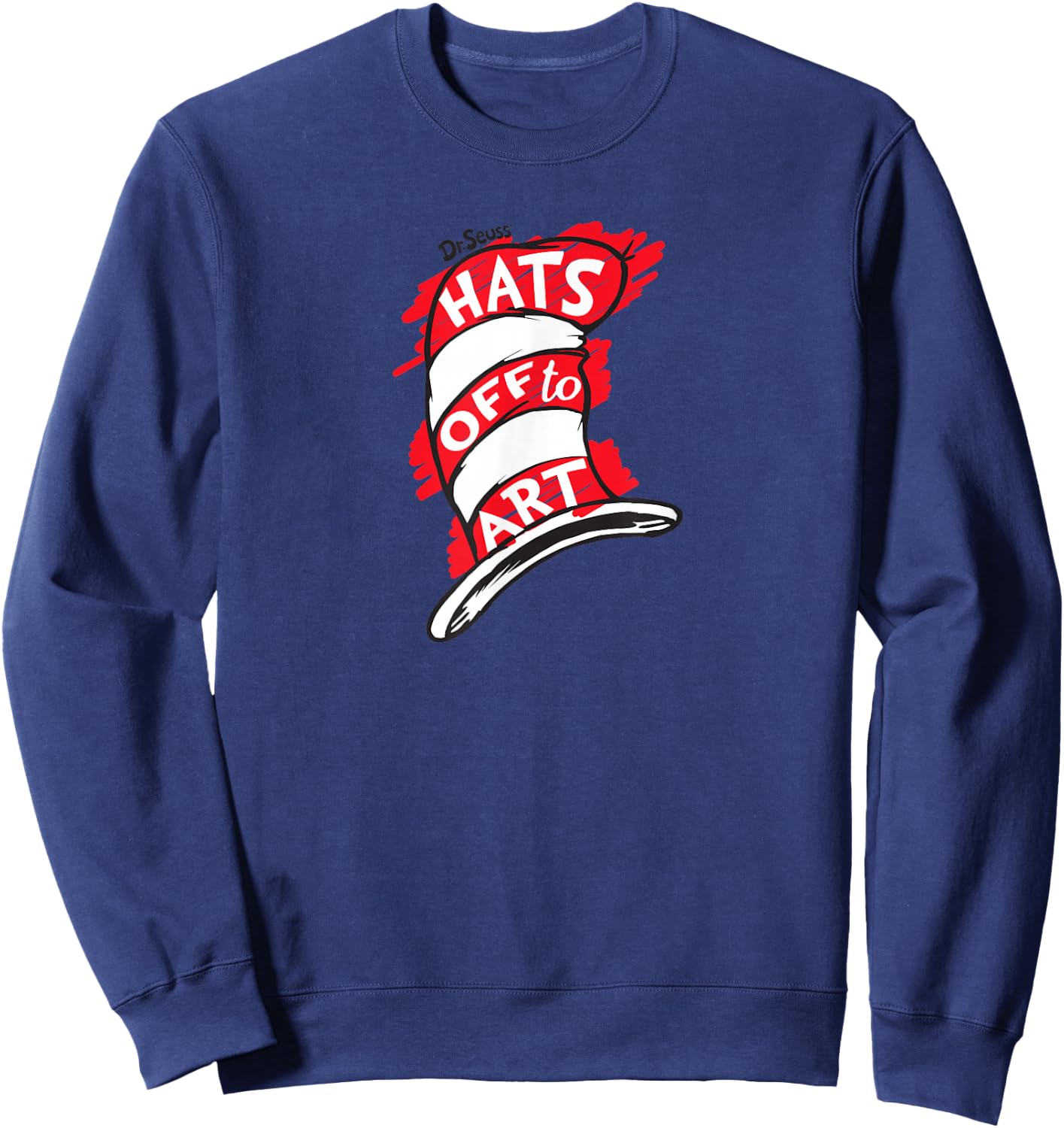 Dr. Seuss Hats Off To Art Sweatshirt - Sweatshirt | Navy