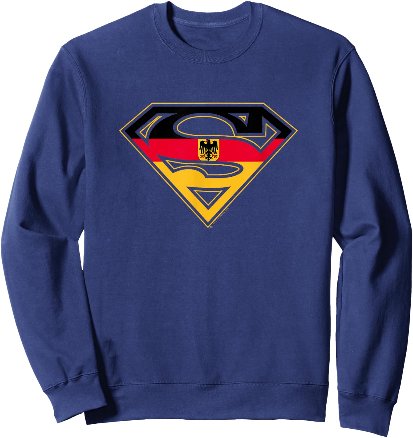 Superman German Shield Sweatshirt - Sweatshirt | Navy