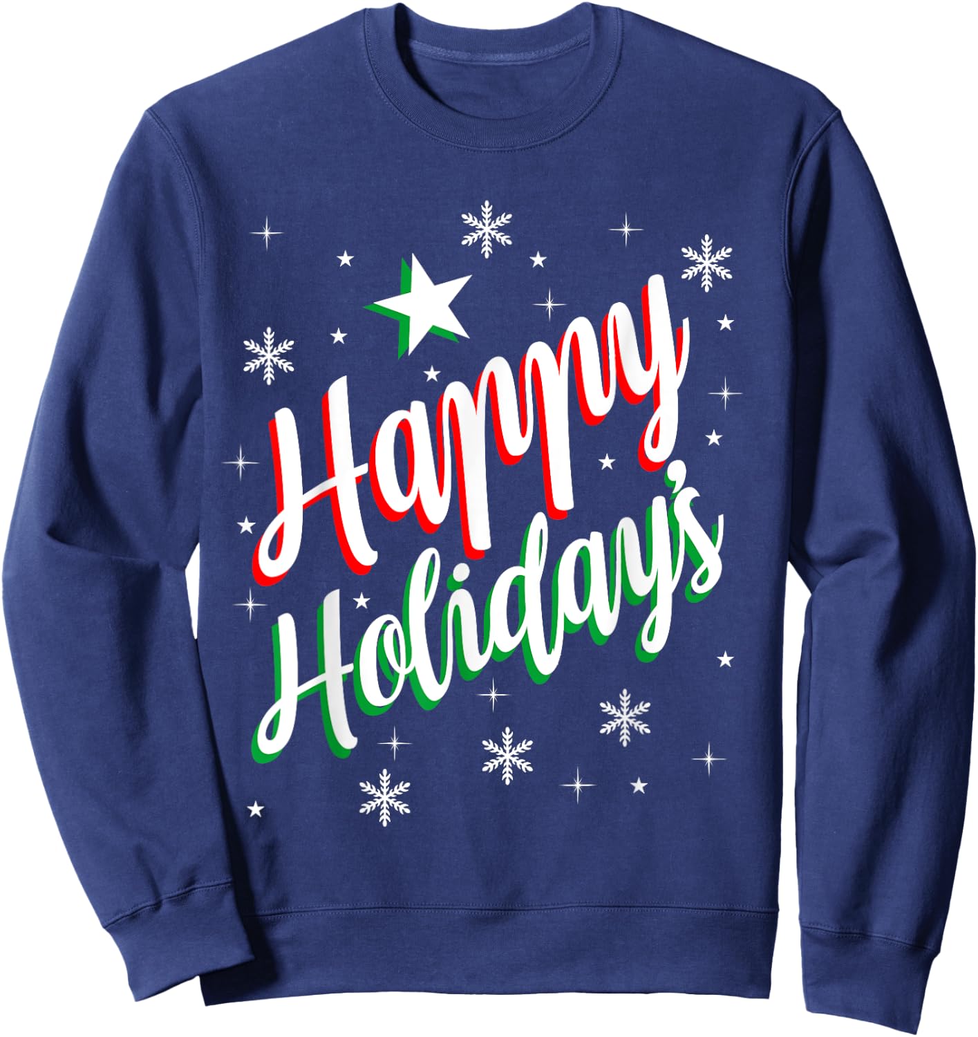 Happy Holiday's Sweatshirt - Sweatshirt | Navy