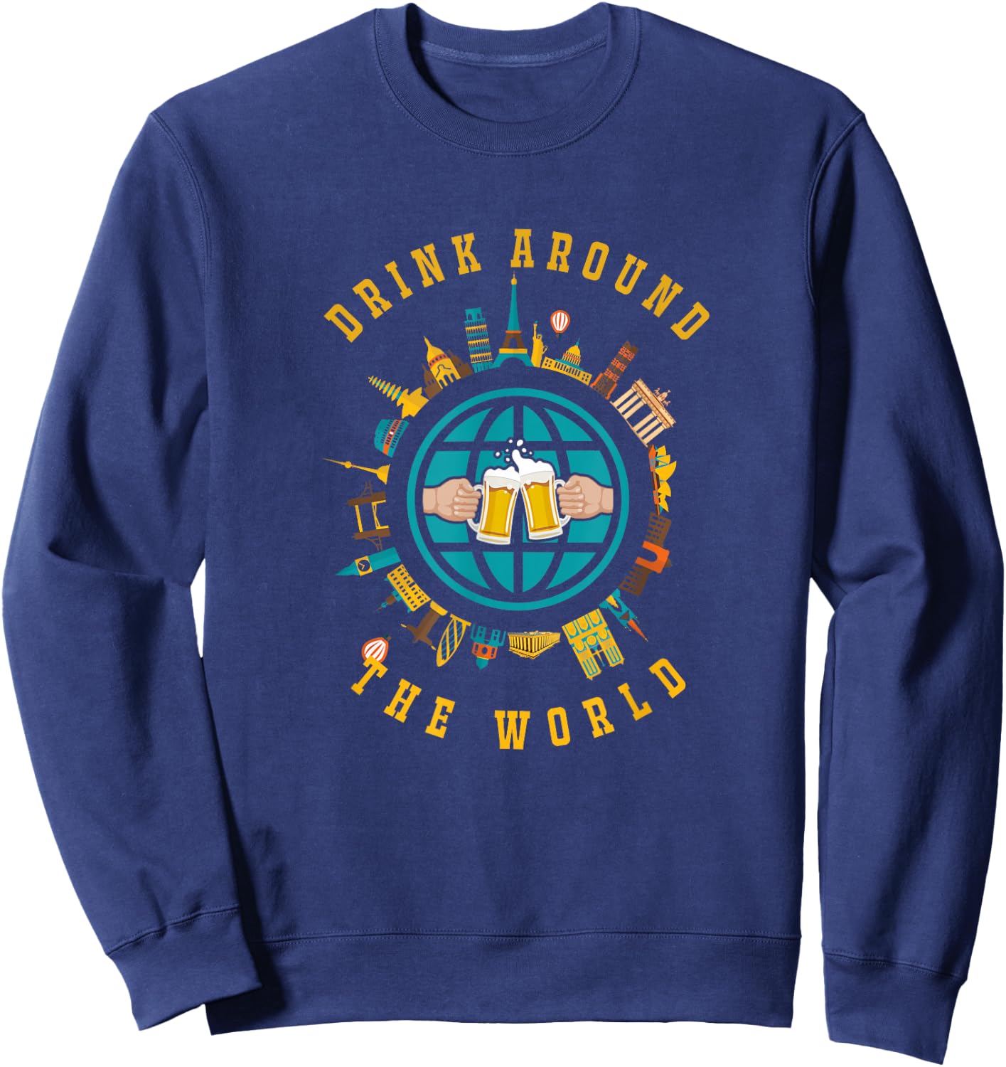 Adult Vacation Drinking Sweatshirt - Sweatshirt | Navy