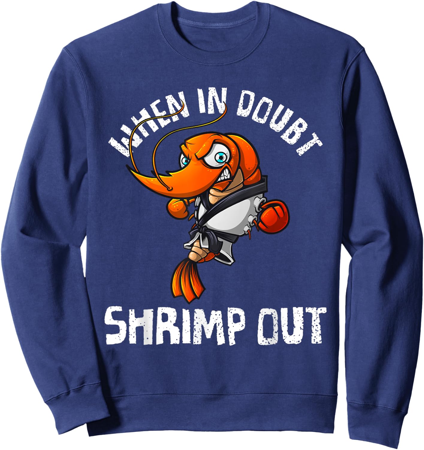 Funny Jiu Jitsu Design Women Brazilian Jiu Jitsu BJJ Sweatshirt - Sweatshirt | Navy