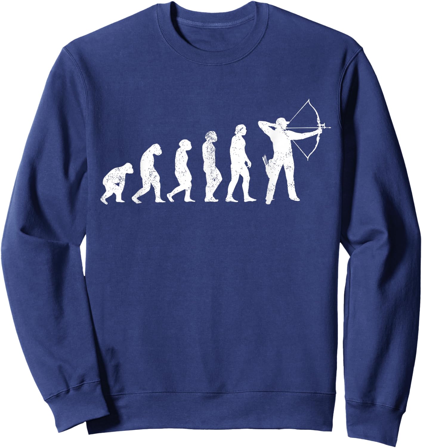 Archery EvolutionFun Bow Hunting Archer Sweatshirt - Sweatshirt | Navy