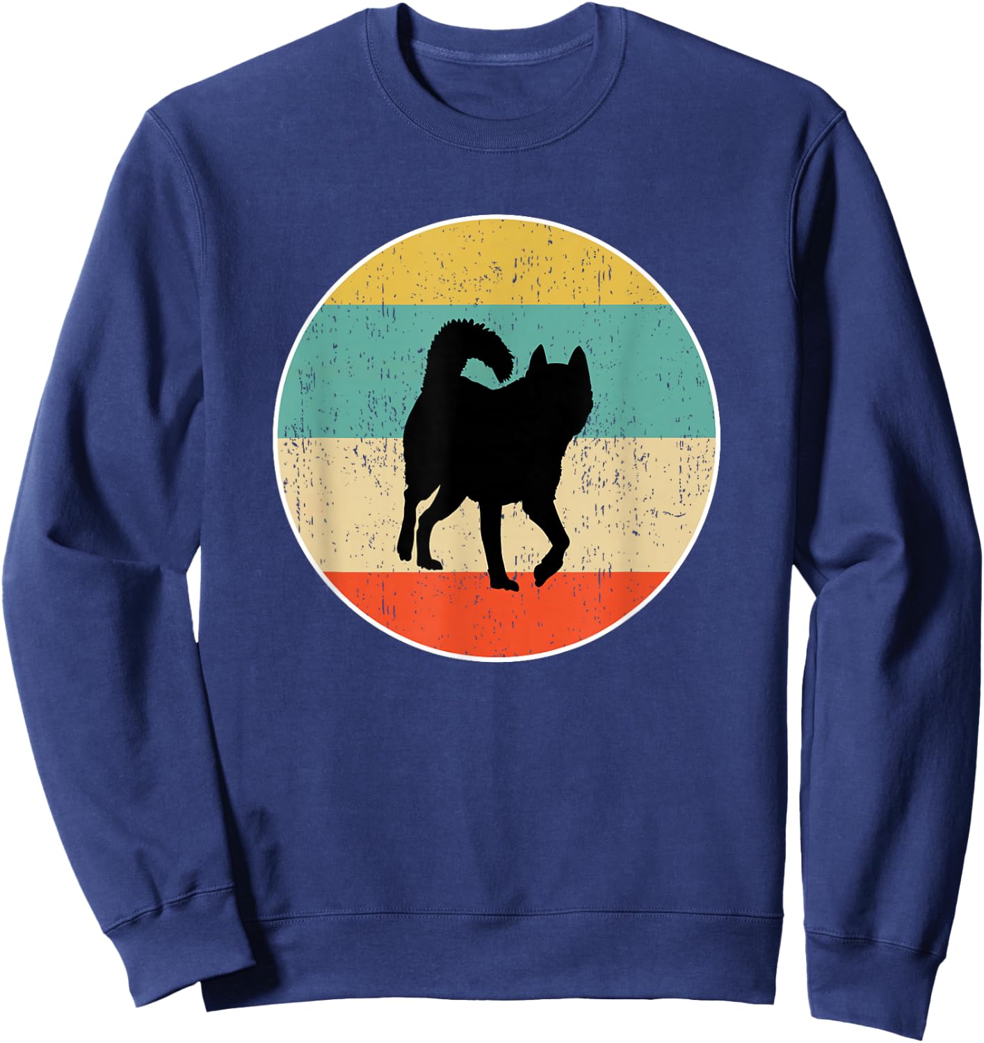 Husky Dog Gift Sweatshirt - Sweatshirt | Navy