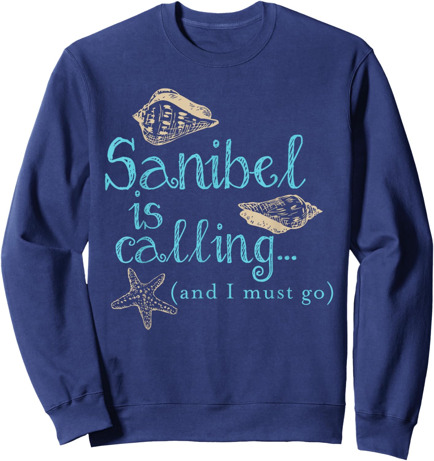 Sanibel Island Florida Calling Sweatshirt - Sweatshirt | Navy