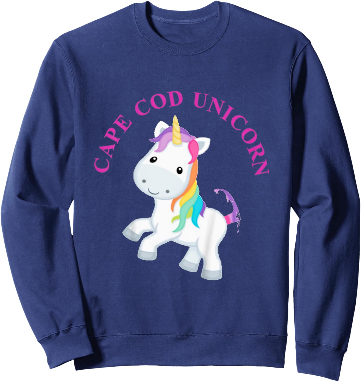 Cape Cod Unicorn Youth Sweatshirt - Sweatshirt | Navy