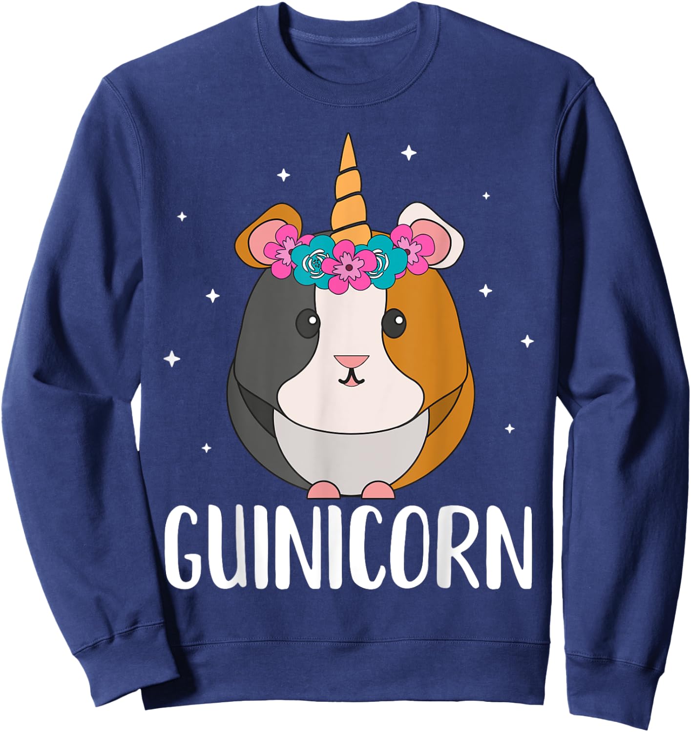 Gunicorn Guinea Pig Pet Owner Gift Sweatshirt - Sweatshirt | Navy