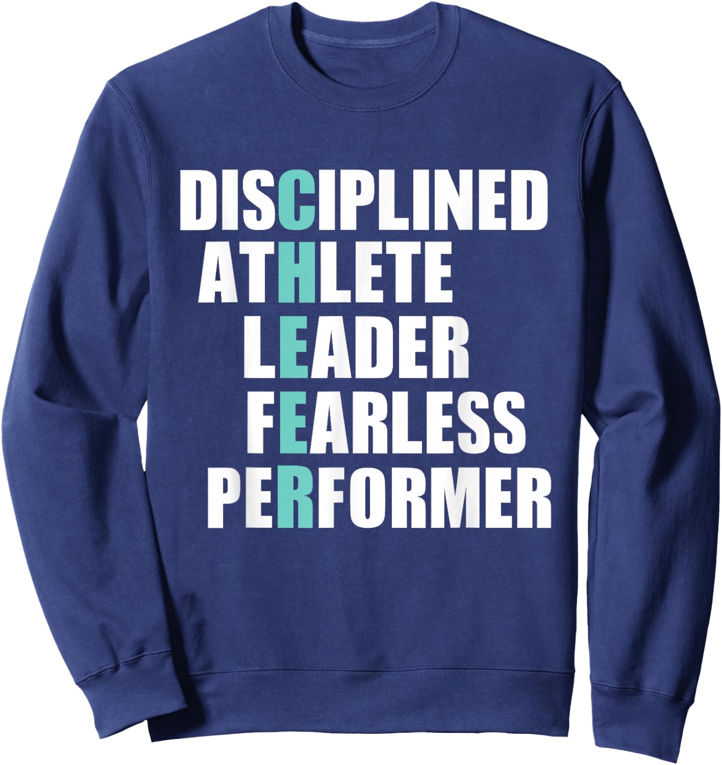 Cheer Shirt Cute Cheerleader Gifts Teen Cheerleading Sweatshirt - Sweatshirt | Navy