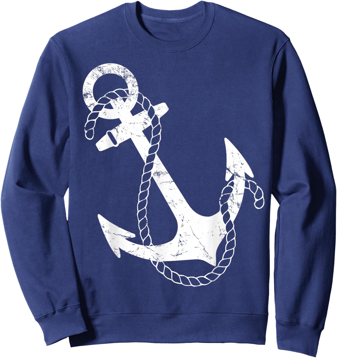 Nautical Anchor Sweatshirt - Sweatshirt | Navy