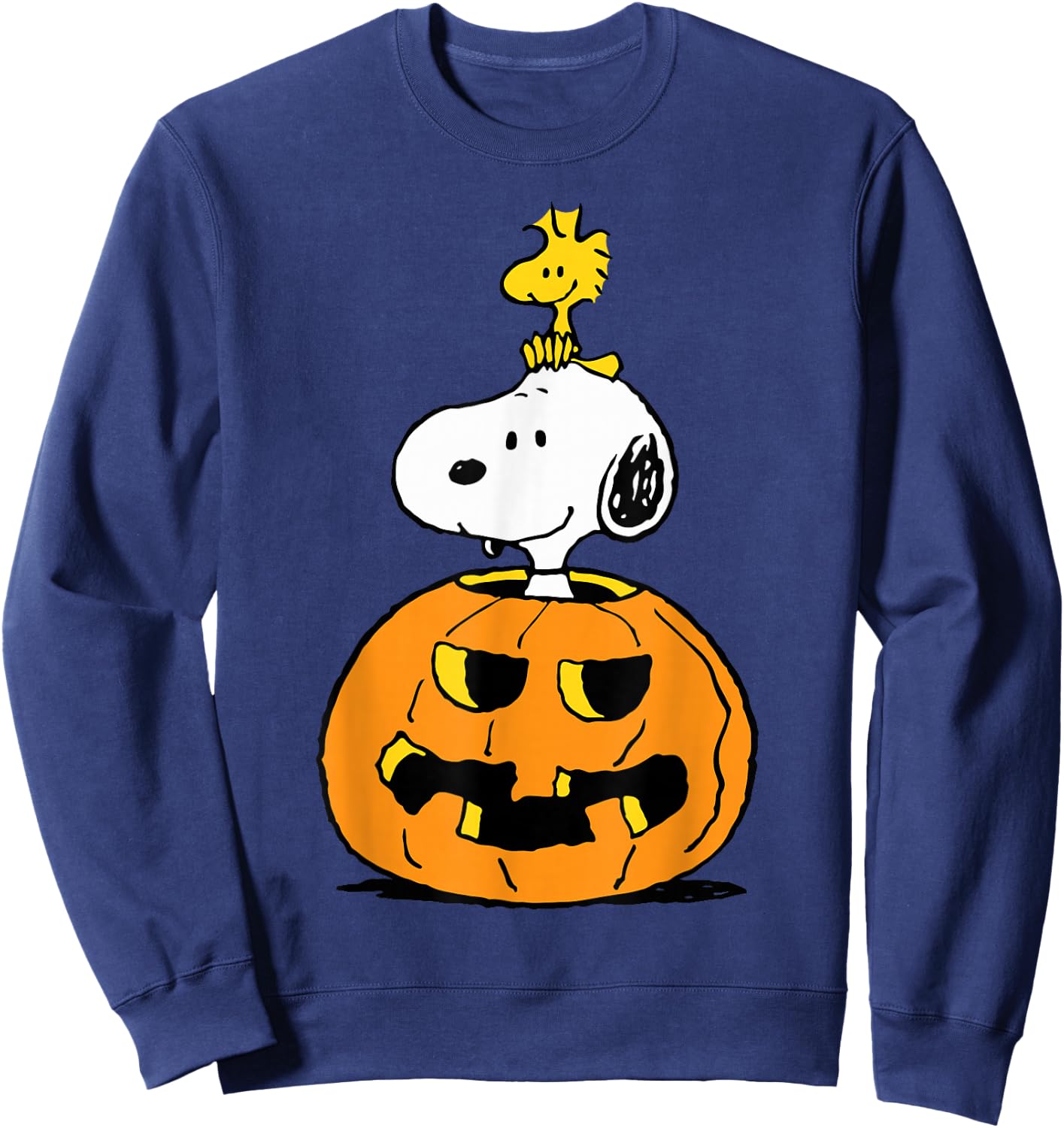 Peanuts Halloween Snoopy and Woodstock Sweatshirt - Sweatshirt | Navy