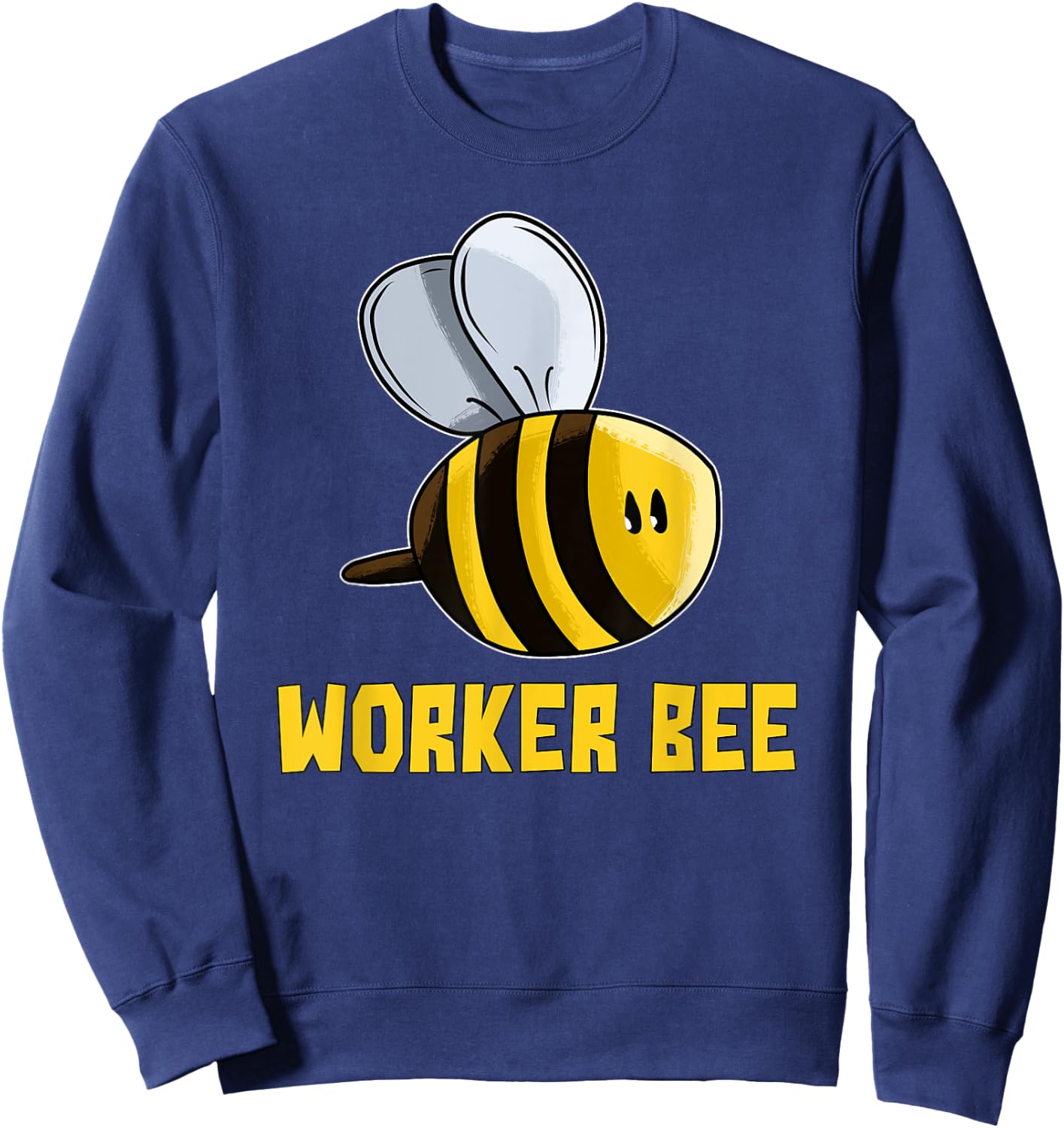 Worker Bee Lovers Gift Sweatshirt - Sweatshirt | Navy