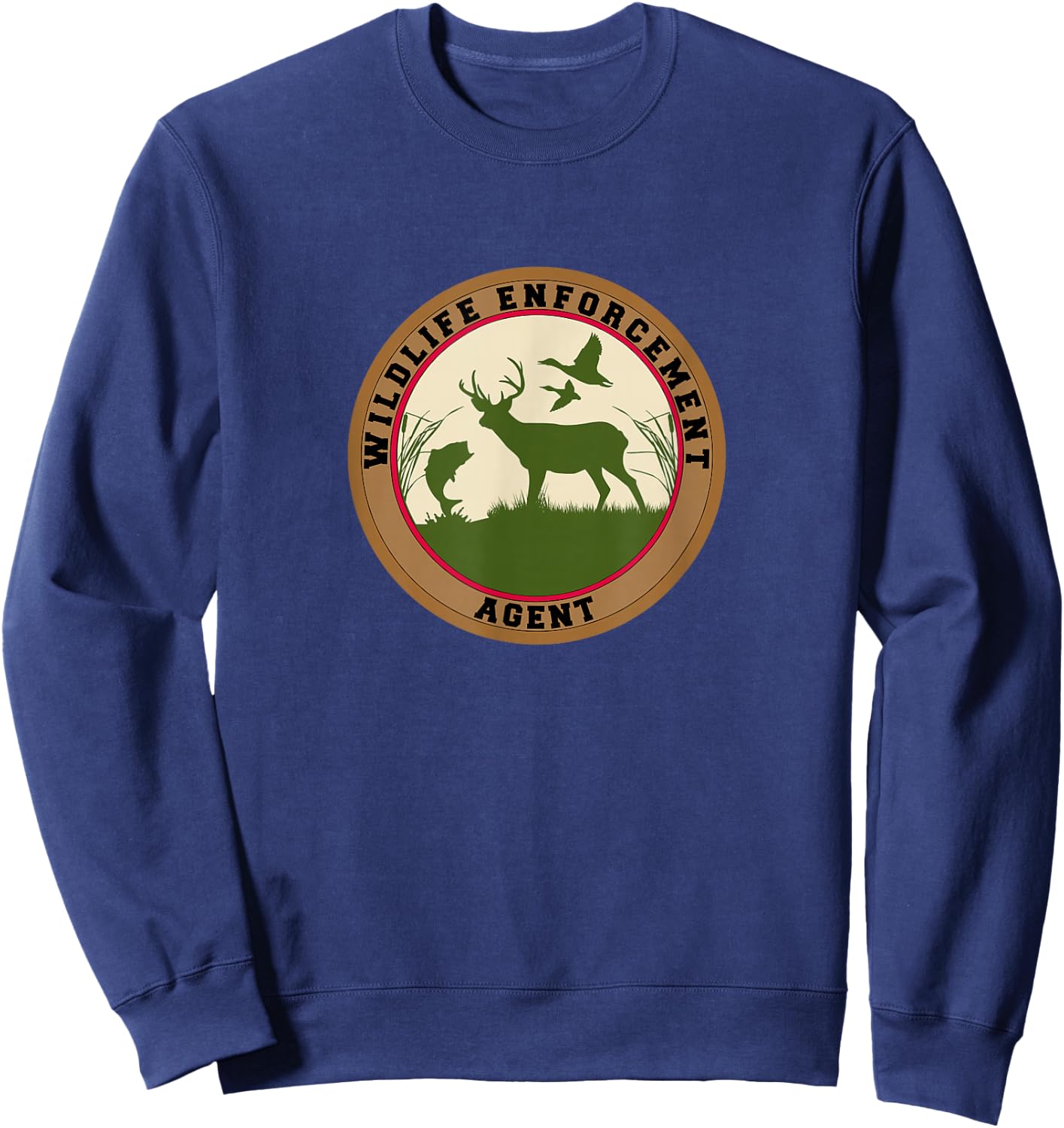 Wildlife Enforcement Agent Officer Uniform Duty Sweatshirt - Sweatshirt | Navy