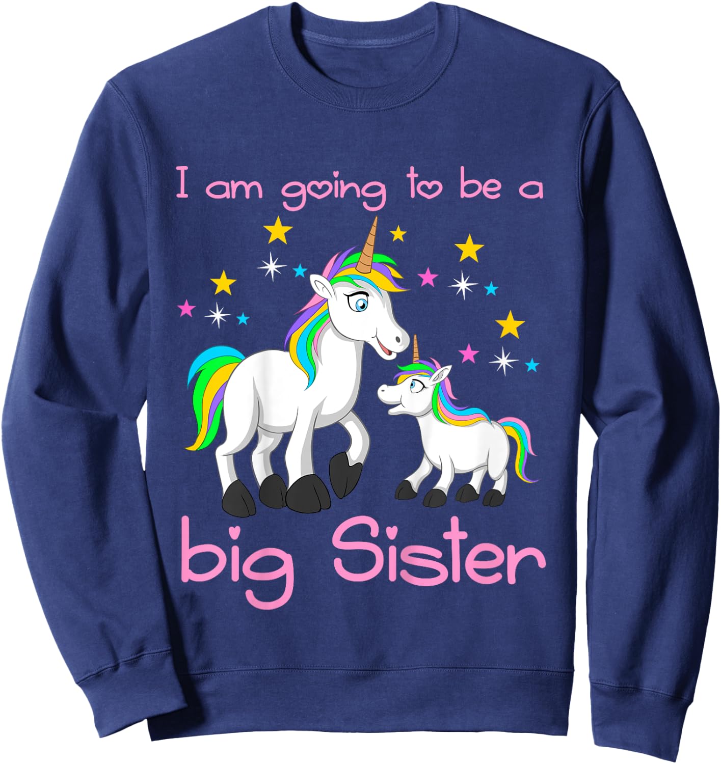 I am going to be a big sister Sweatshirt - Sweatshirt | Navy
