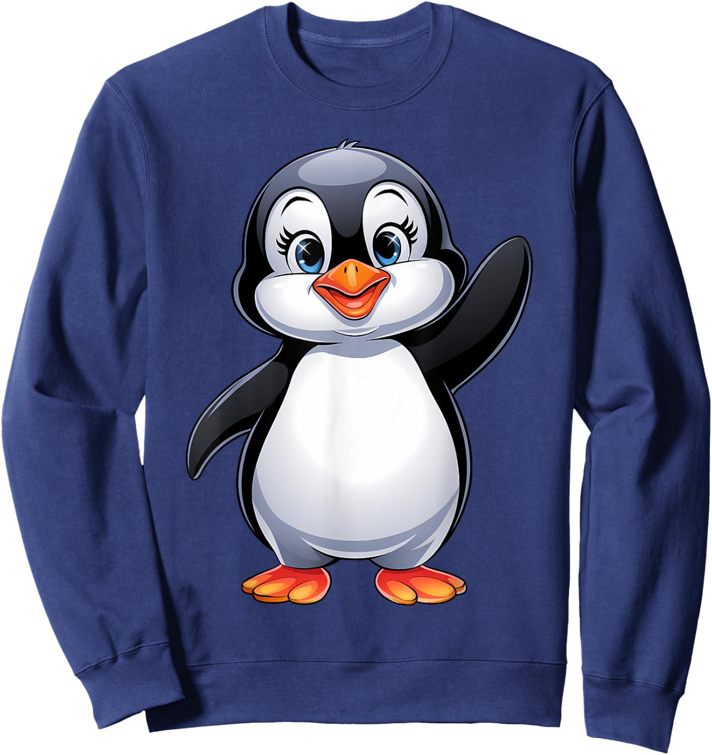 Penguin Kids Girls Boys Women Sweatshirt - Sweatshirt | Navy