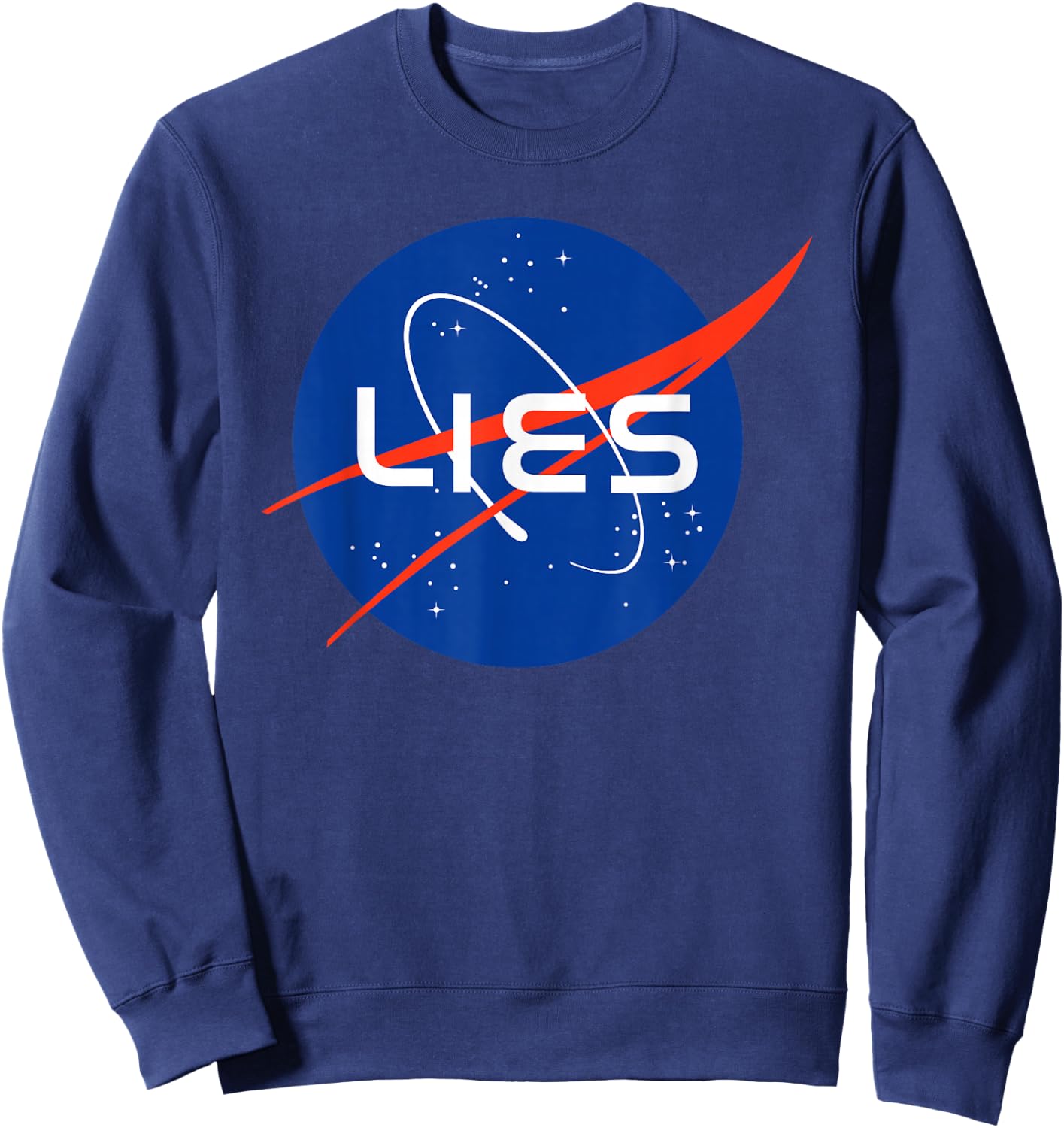 Flat Earth Sweatshirt - Sweatshirt | Navy