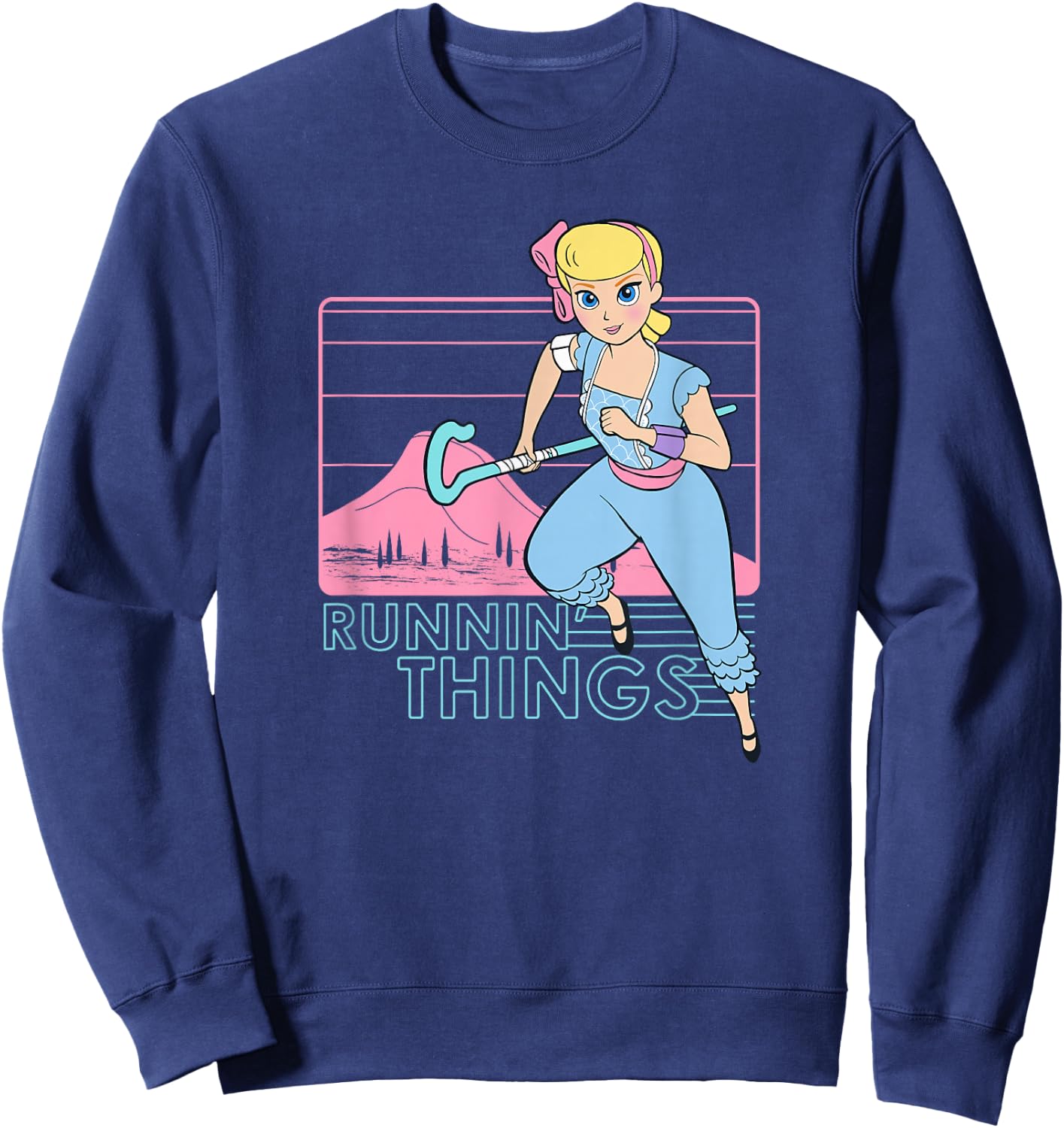 Disney Pixar Toy Story 4 Bo Peep Runnin' Things Sweatshirt - Sweatshirt | Navy
