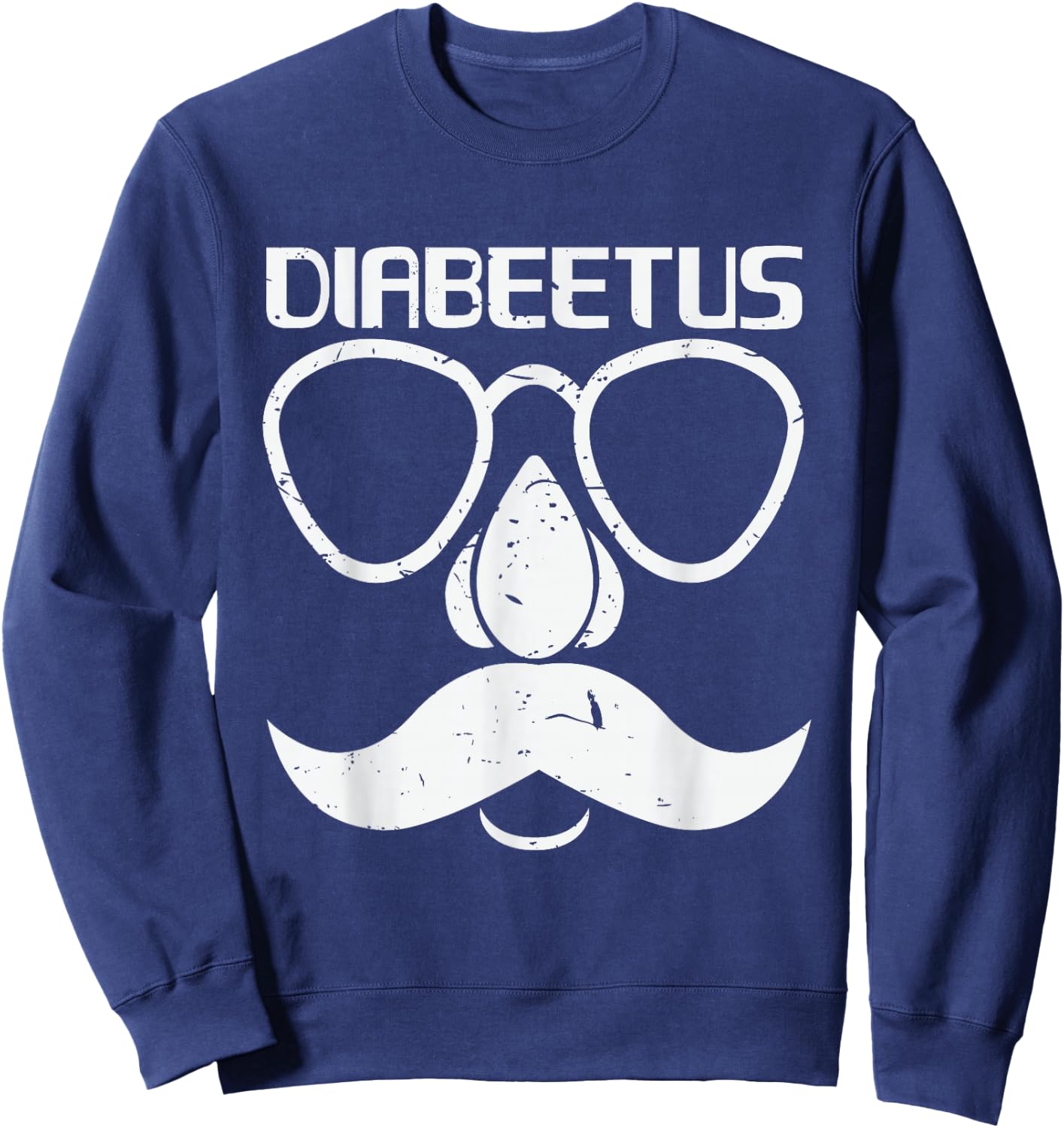 Diabeetus Beard Diabetes Awareness Gift Sweatshirt - Sweatshirt | Navy