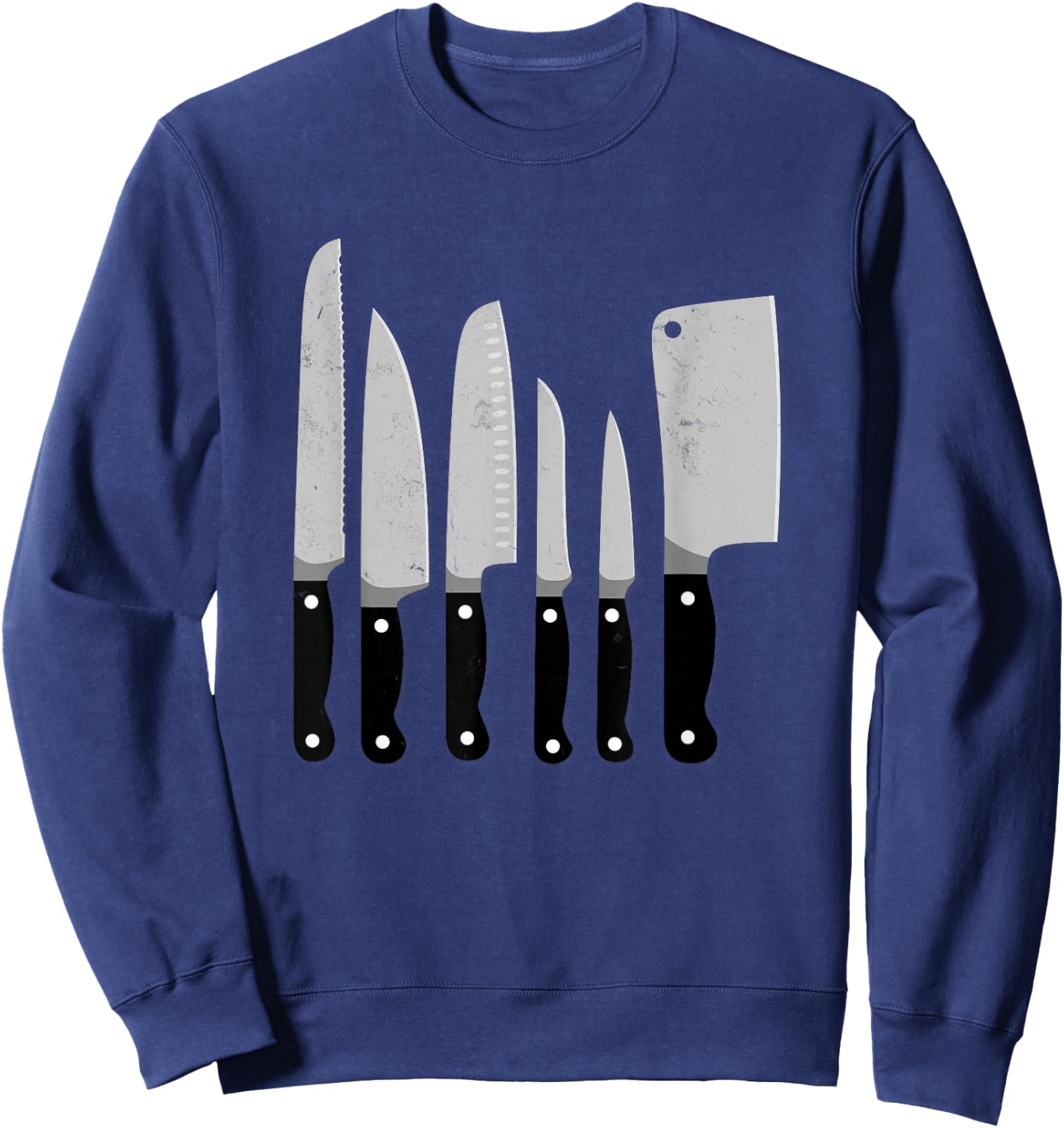 Knife kit kitchen tools gadget shirt Sweatshirt - Sweatshirt | Navy