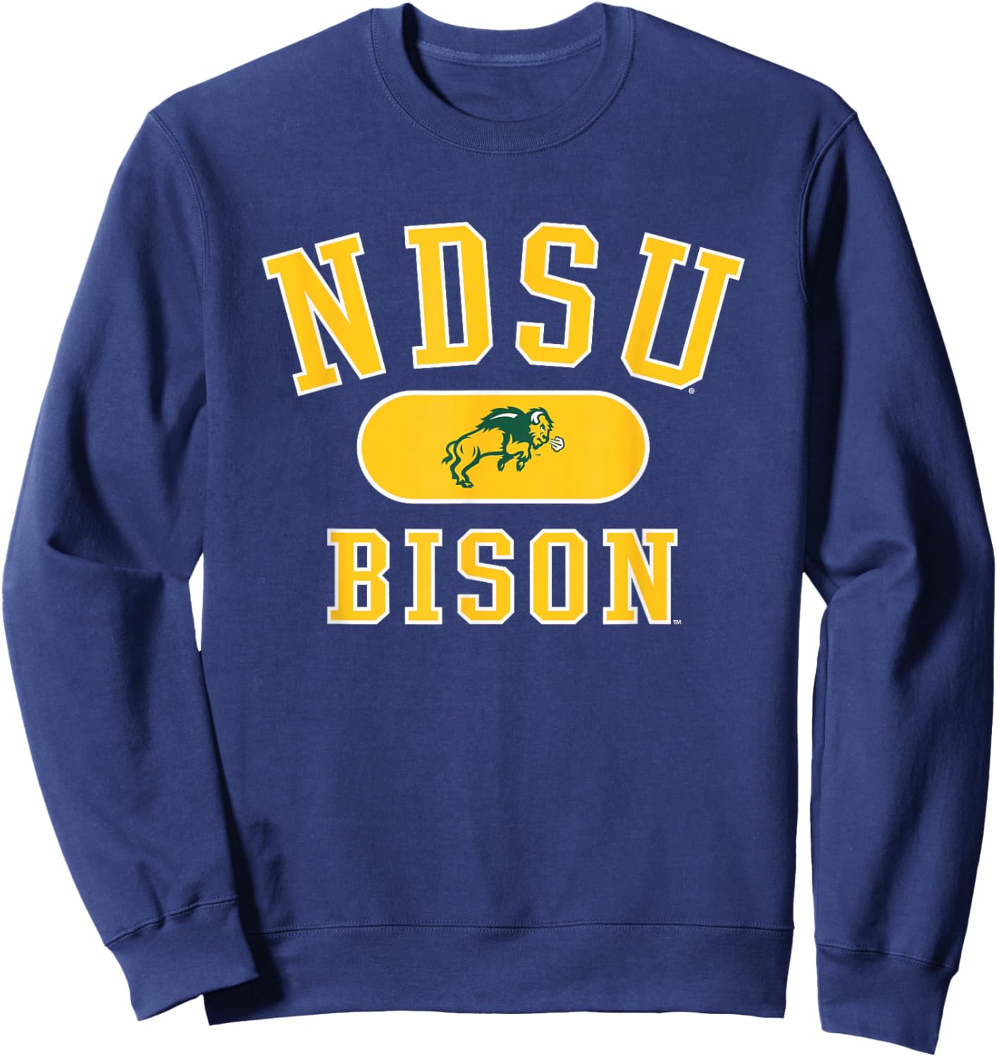 North Dakota State Bison Varsity Green Officially Licensed Sweatshirt - Sweatshirt | Navy