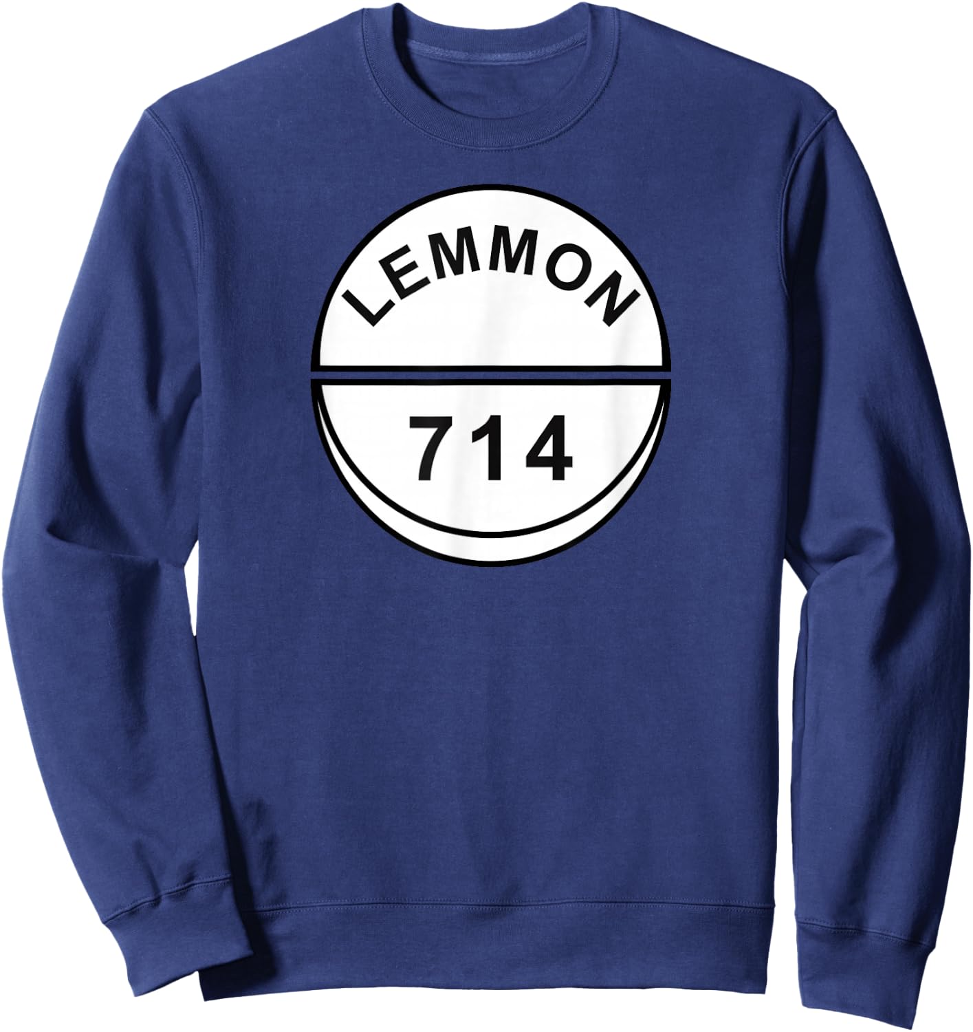 Lemmon 714 Retro 80s Rave Sweatshirt - Sweatshirt | Navy