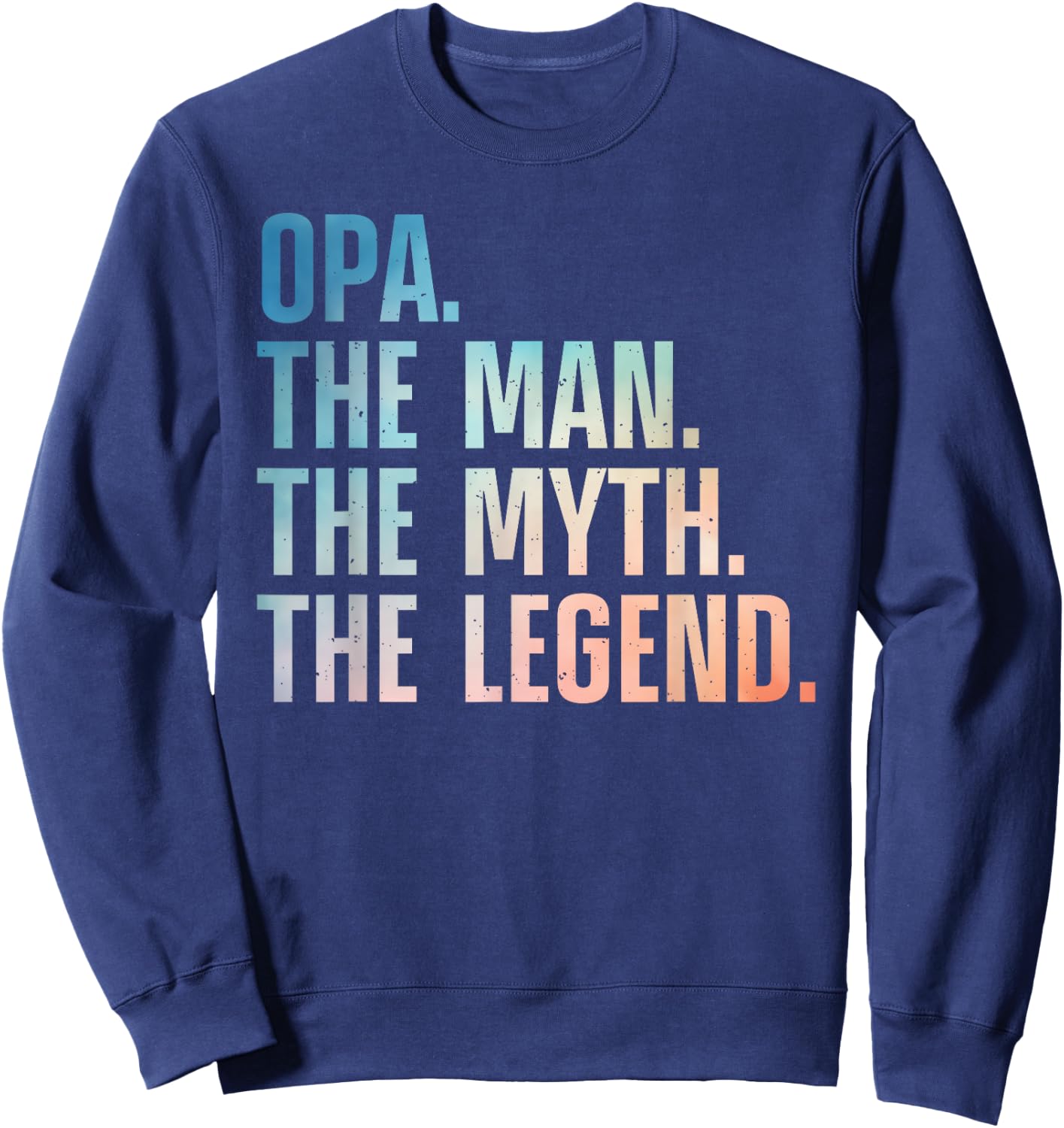 Funny Opa Design For Grandpa Grandfather From Grandkids Opa Sweatshirt - Sweatshirt | Navy
