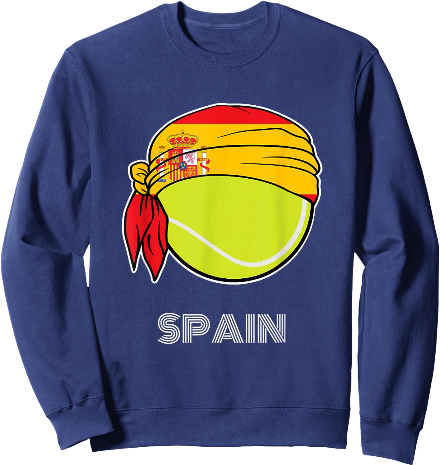 Spain Tennis Top for Spanish Players, Fans or Coach Sweatshirt - Sweatshirt | Navy