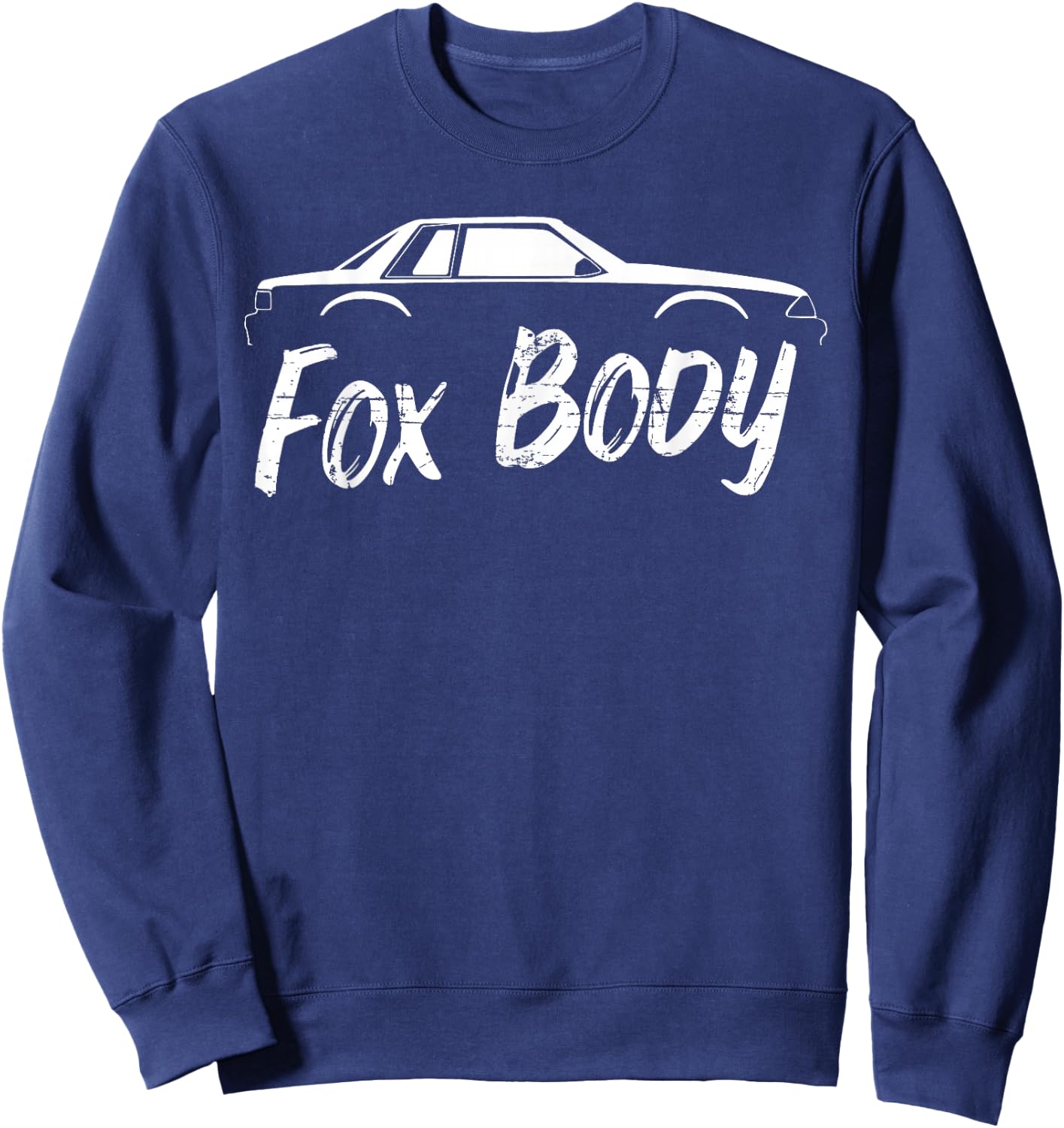 Foxbody Notchback 5.0 American Stang Muscle Car Notch Gift Sweatshirt - Sweatshirt | Navy