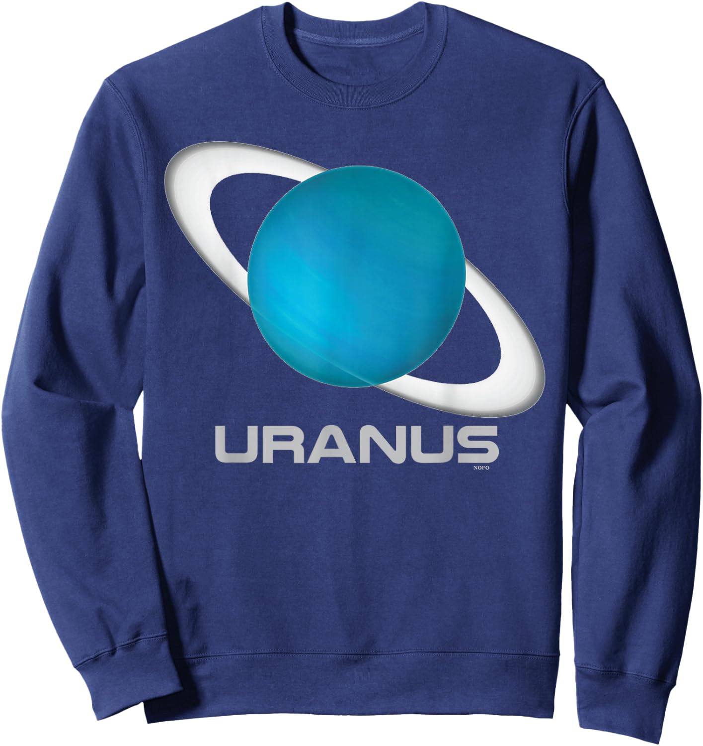 Uranus Shirt, Solar System Planet Sweatshirt - Sweatshirt | Navy