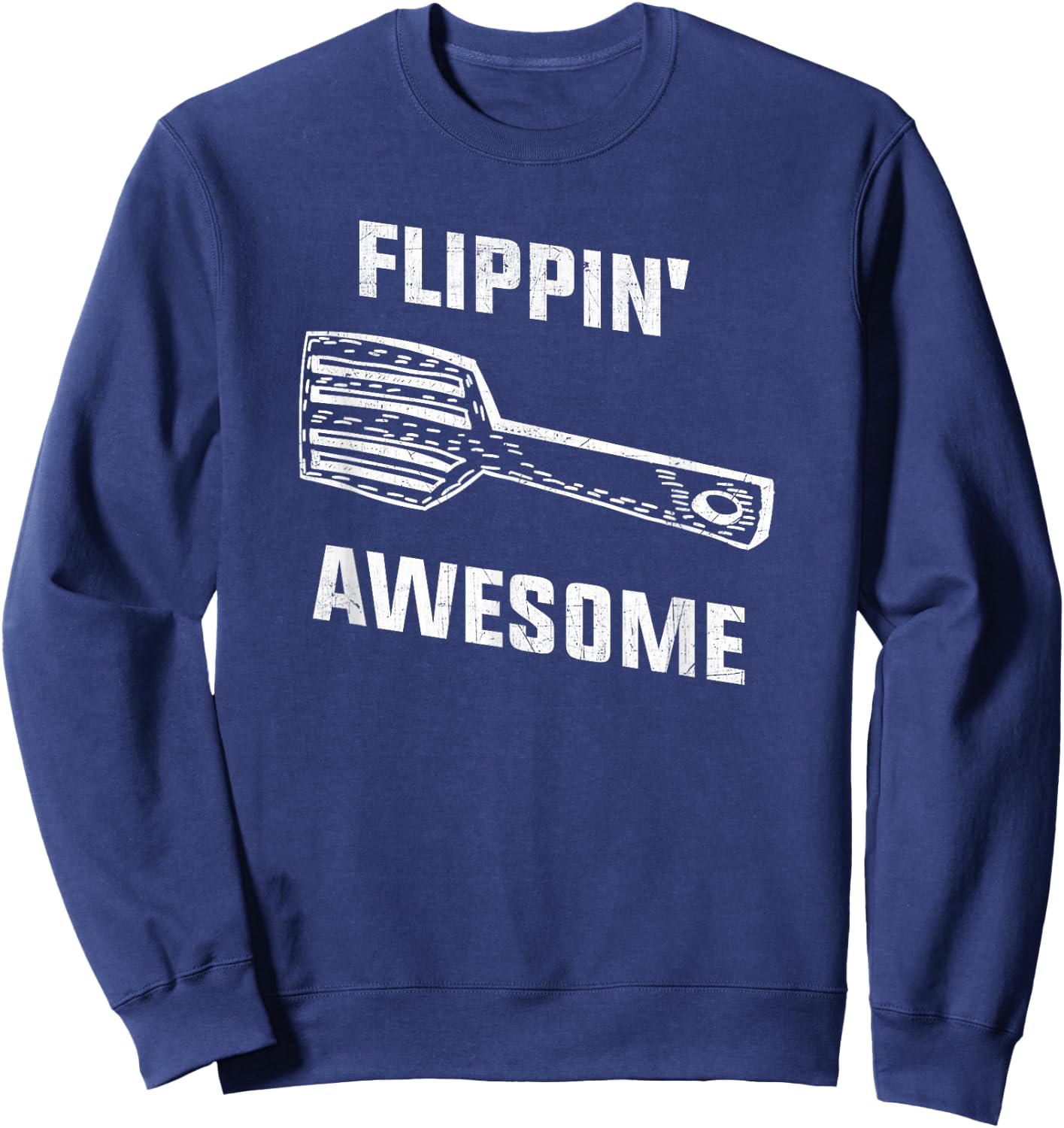 Flippin' Awesome Spatula - Funny Baker or Cook T Shirt Sweatshirt - Sweatshirt | Navy