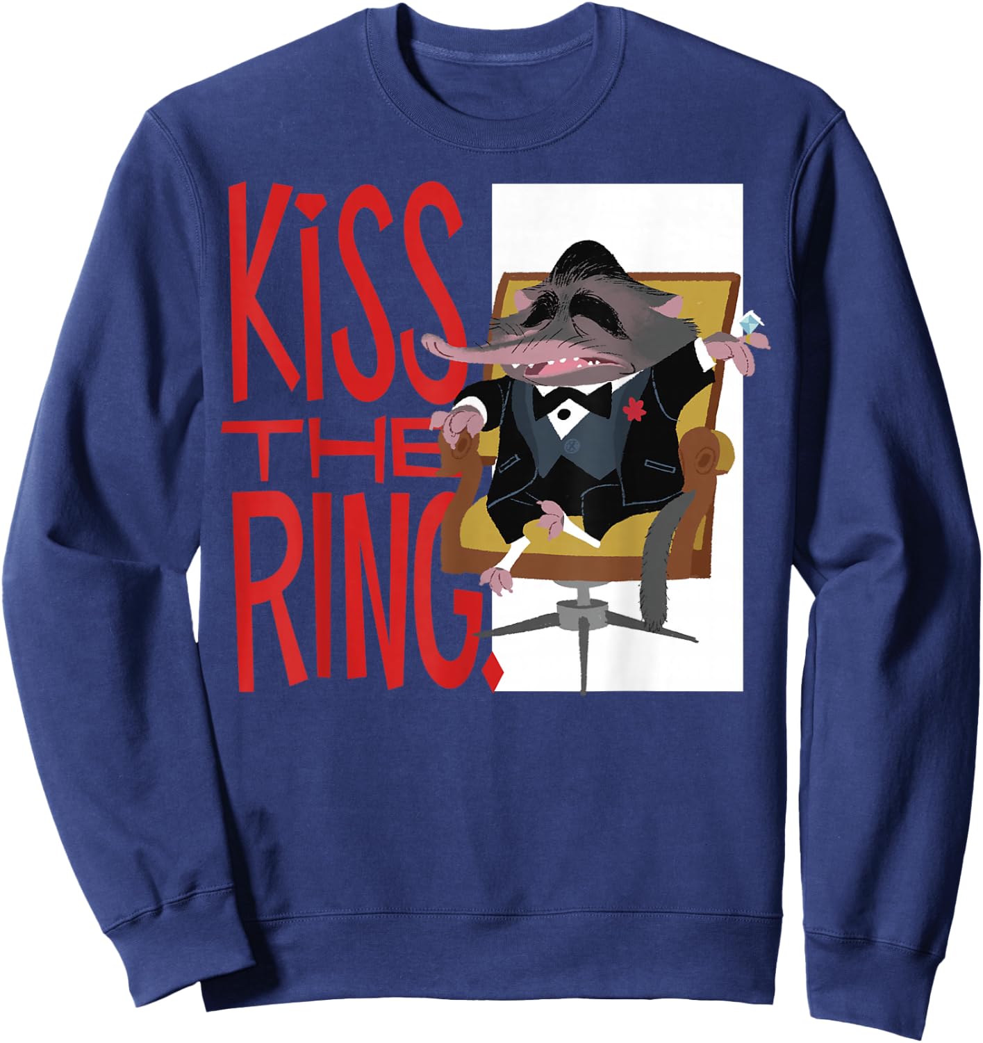 Disney Zootopia Kiss The Ring Graphic Sweatshirt - Sweatshirt | Navy