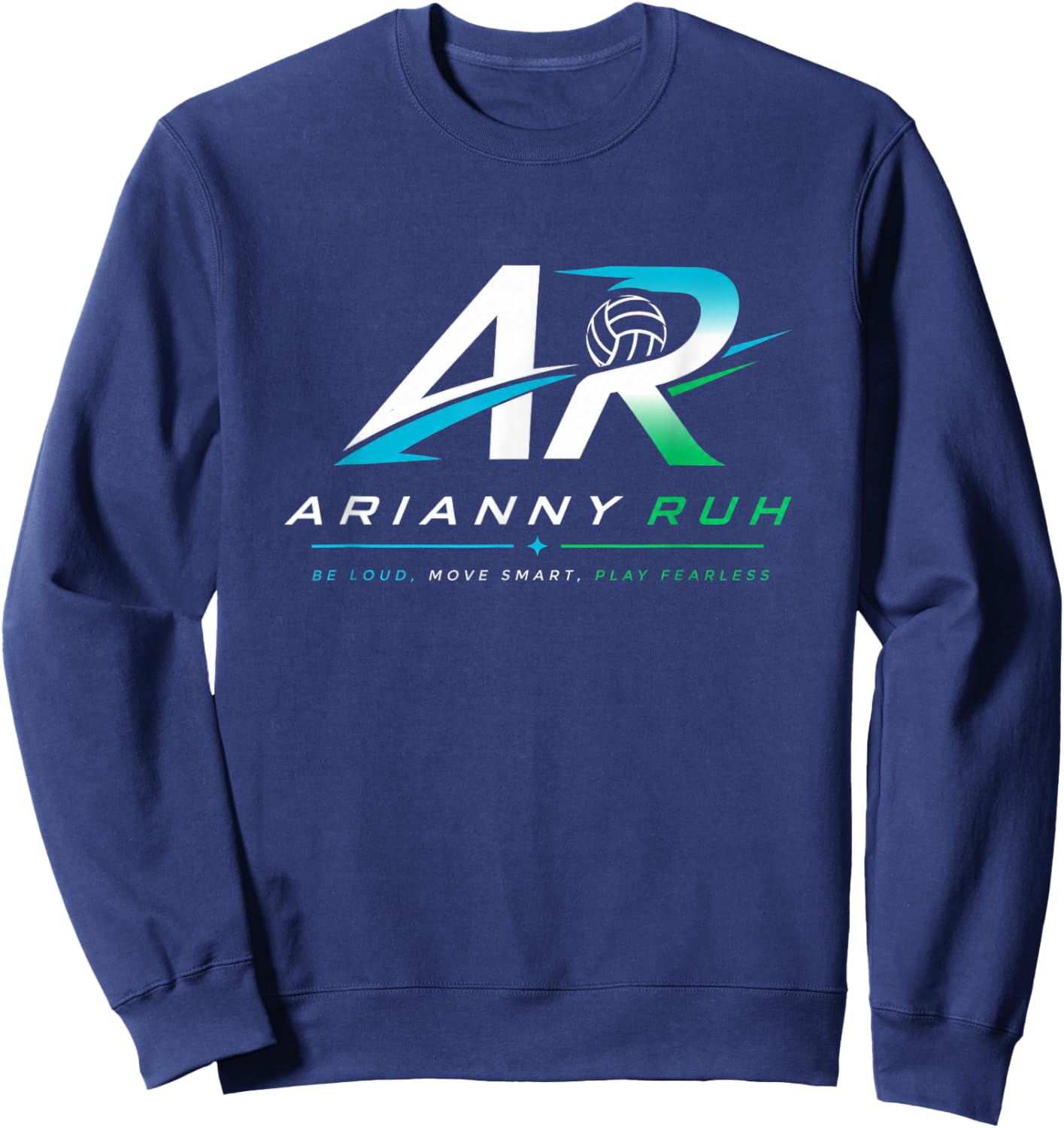 Volleyball Logo Sweatshirt - Sweatshirt | Navy